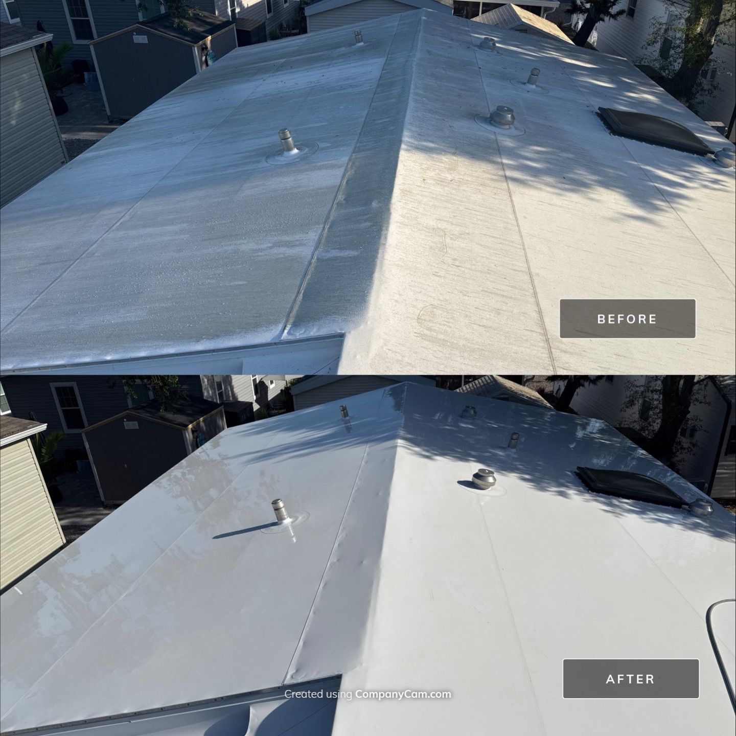 TPO Membrane & Metal Roof Cleaning in Fisherman’s Cove RV Park, Terra Ceia, FL | Sunshine AquaWash by Sunshine AquaWash