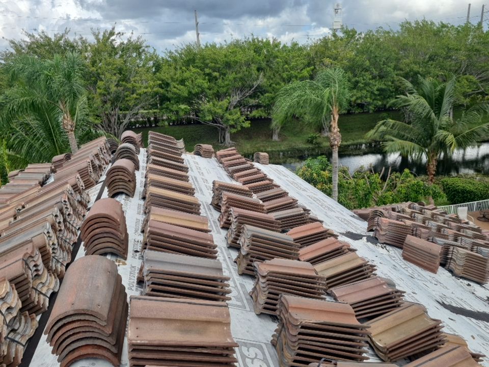 Residential Roofing Installation using Eagle Roofing Tile by BLUES BROTHERS ROOFING