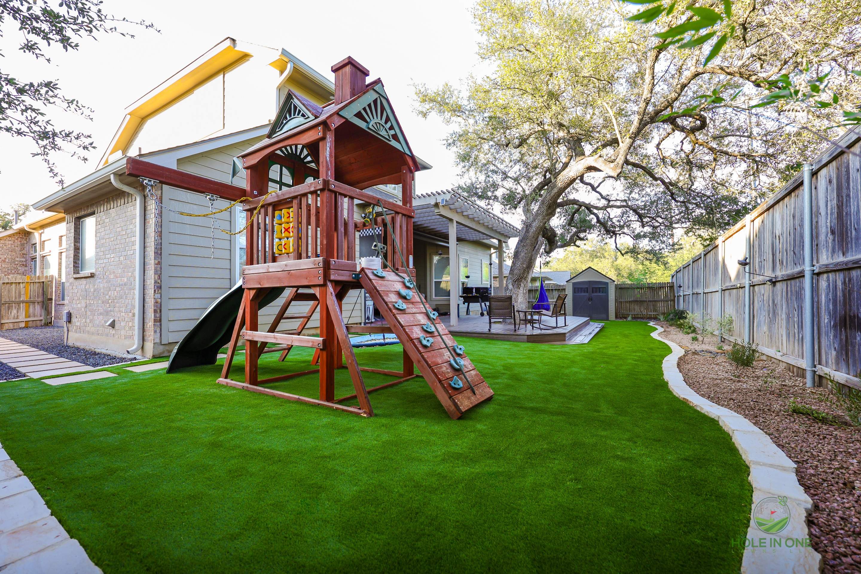 Wortham Oak, San Antonio Tx. by Hole In One Lawns, LLC