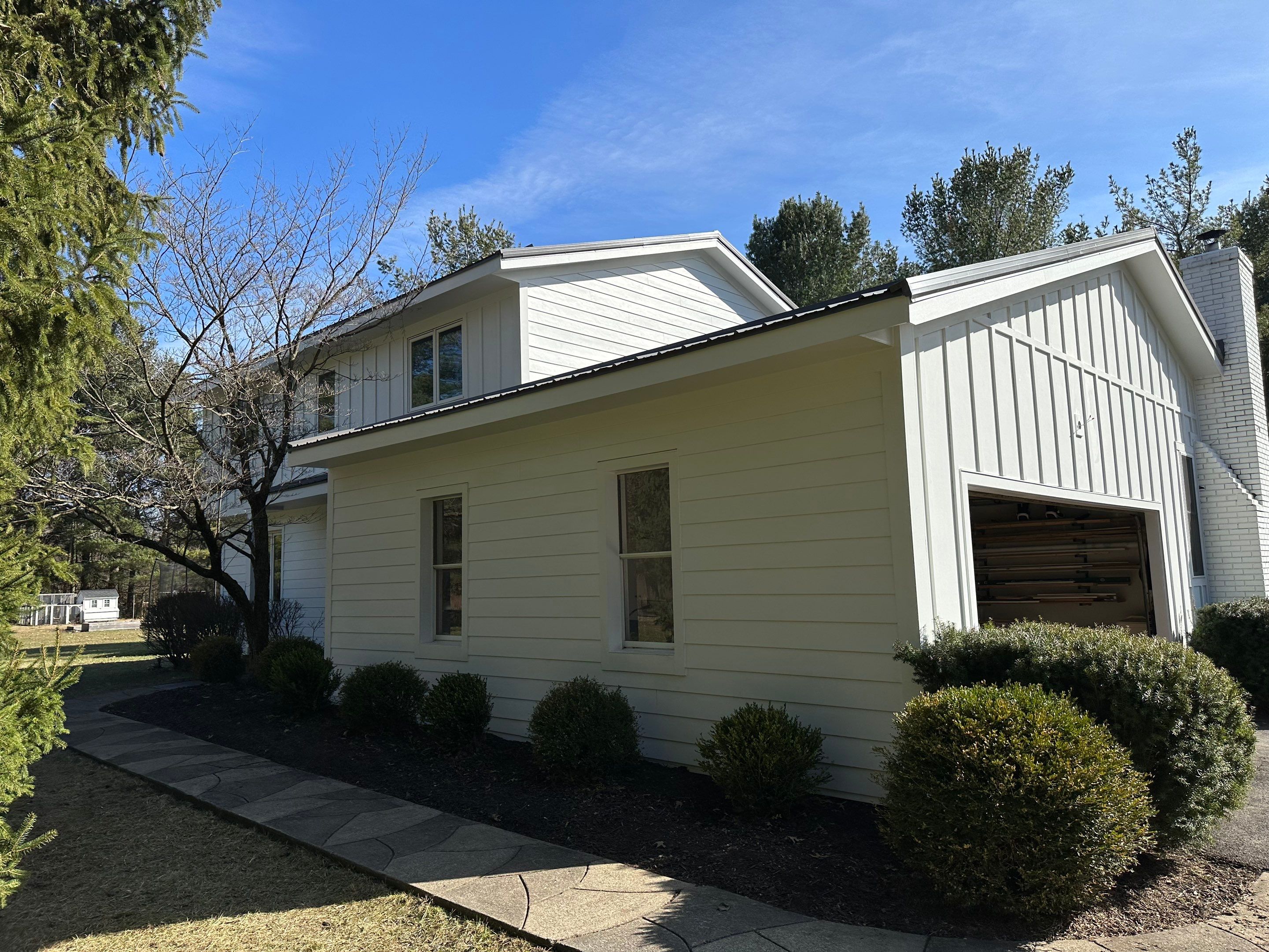 James Hardie Siding installation in New Albany by Best Exteriors Inc