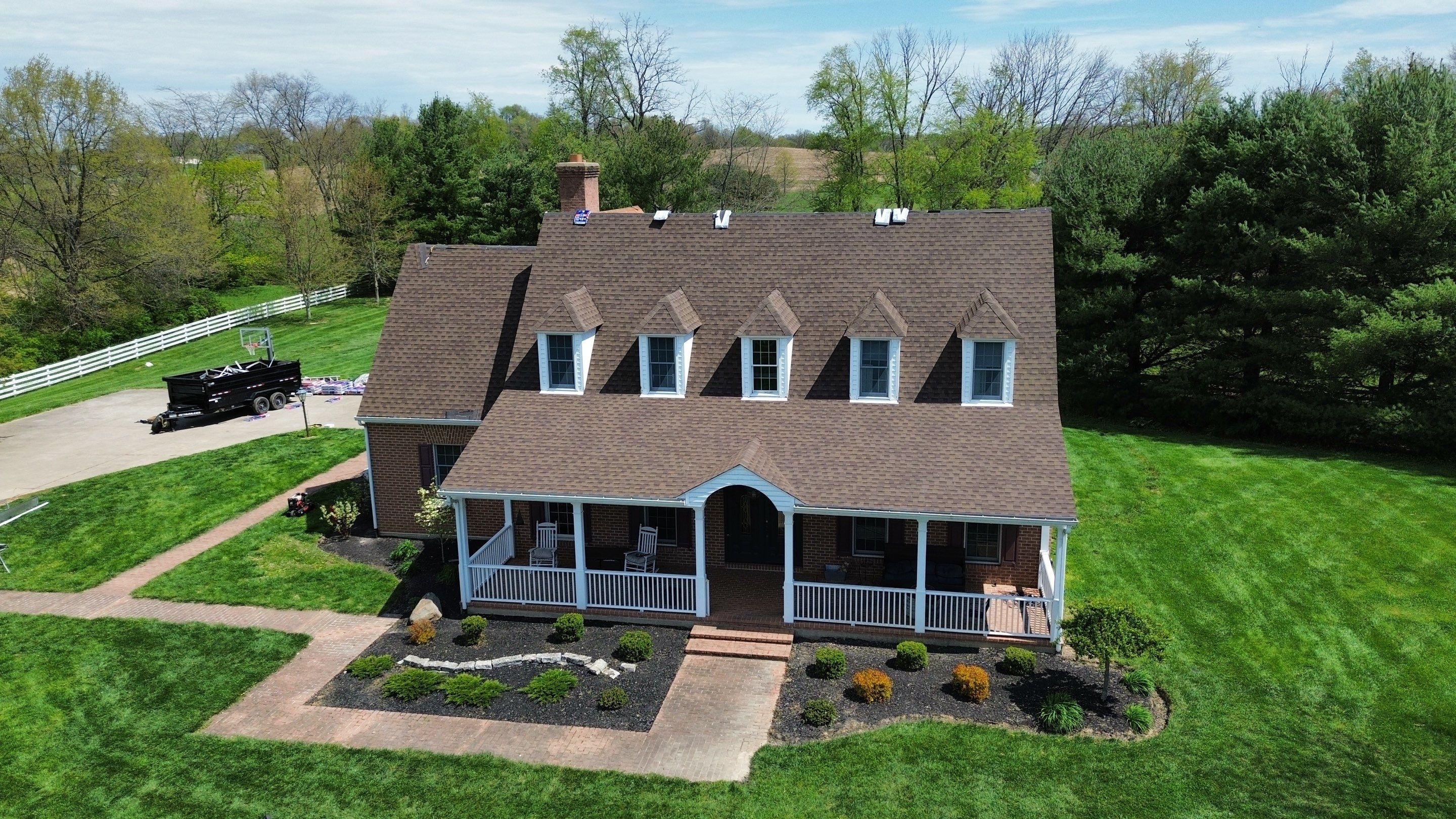 Residential Roofing Installation using Timberline HDZ Shingles - Barkwood by RoofX 