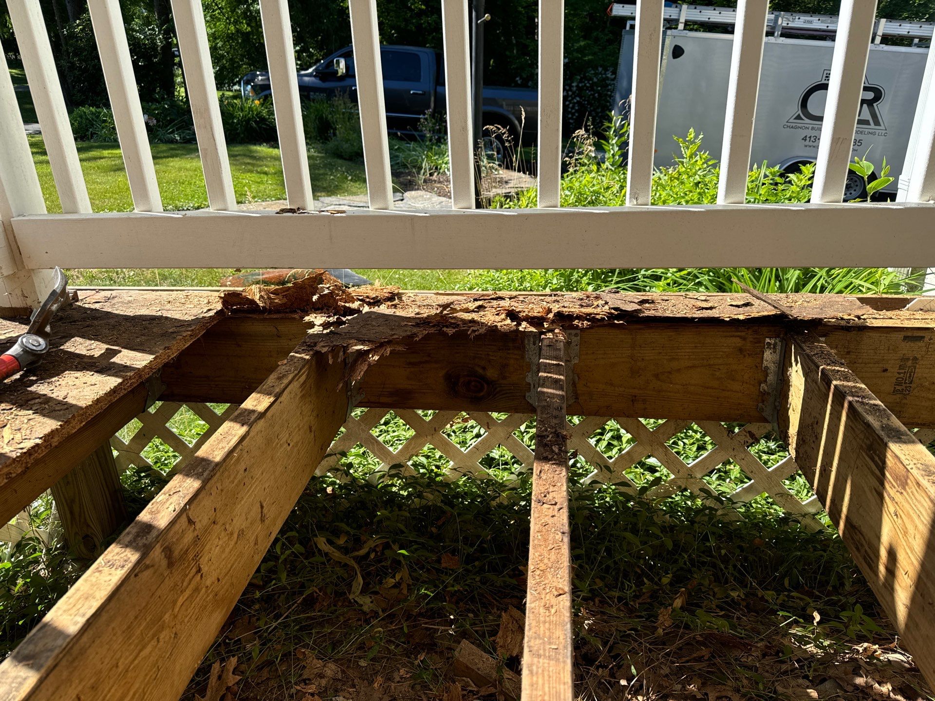 Front Porch Upgrades using TimberTech Advanced PVC Porch Collection by Chagnon Building & Remodeling LLC