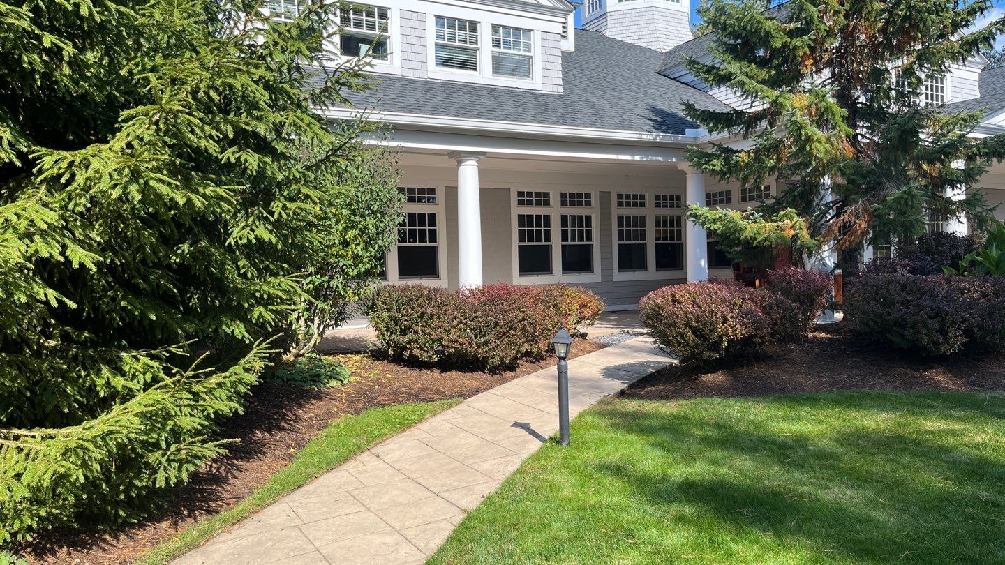 Gutter Installation using 6" K-Style Aluminum Gutter at Pine Hills Golf Course by Gutter Pro Enterprises