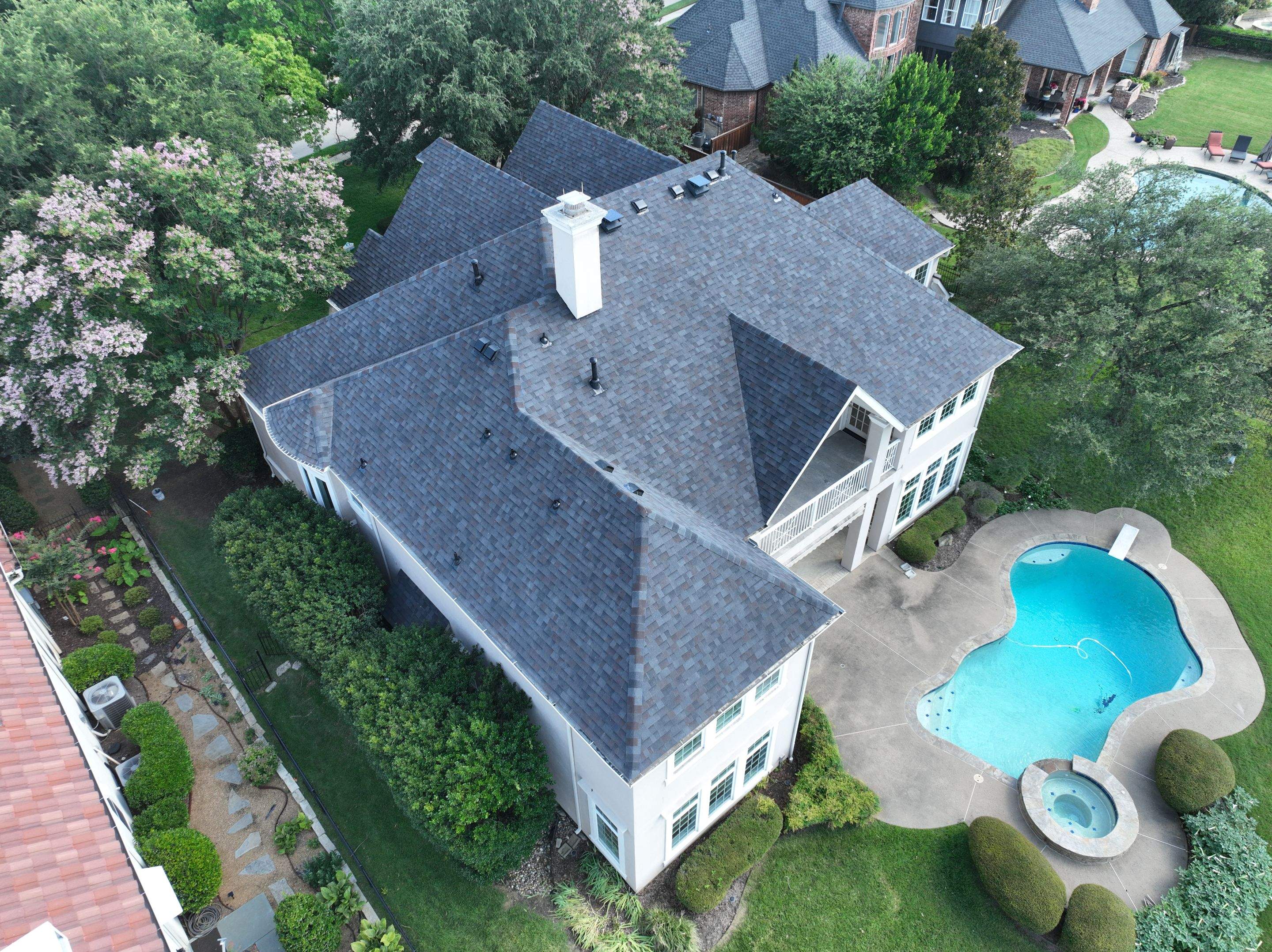 Residential Roofing Installation using Malarkey Vista Black Oak by OneSource Roofing and Restoration