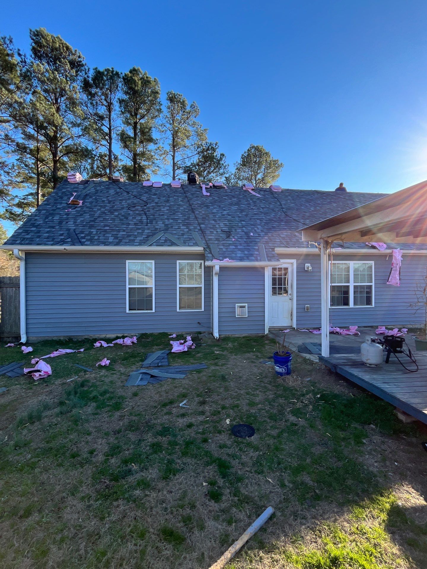 Owens Corning Slatestone Gray Shingles by Karcher Roofing & Construction