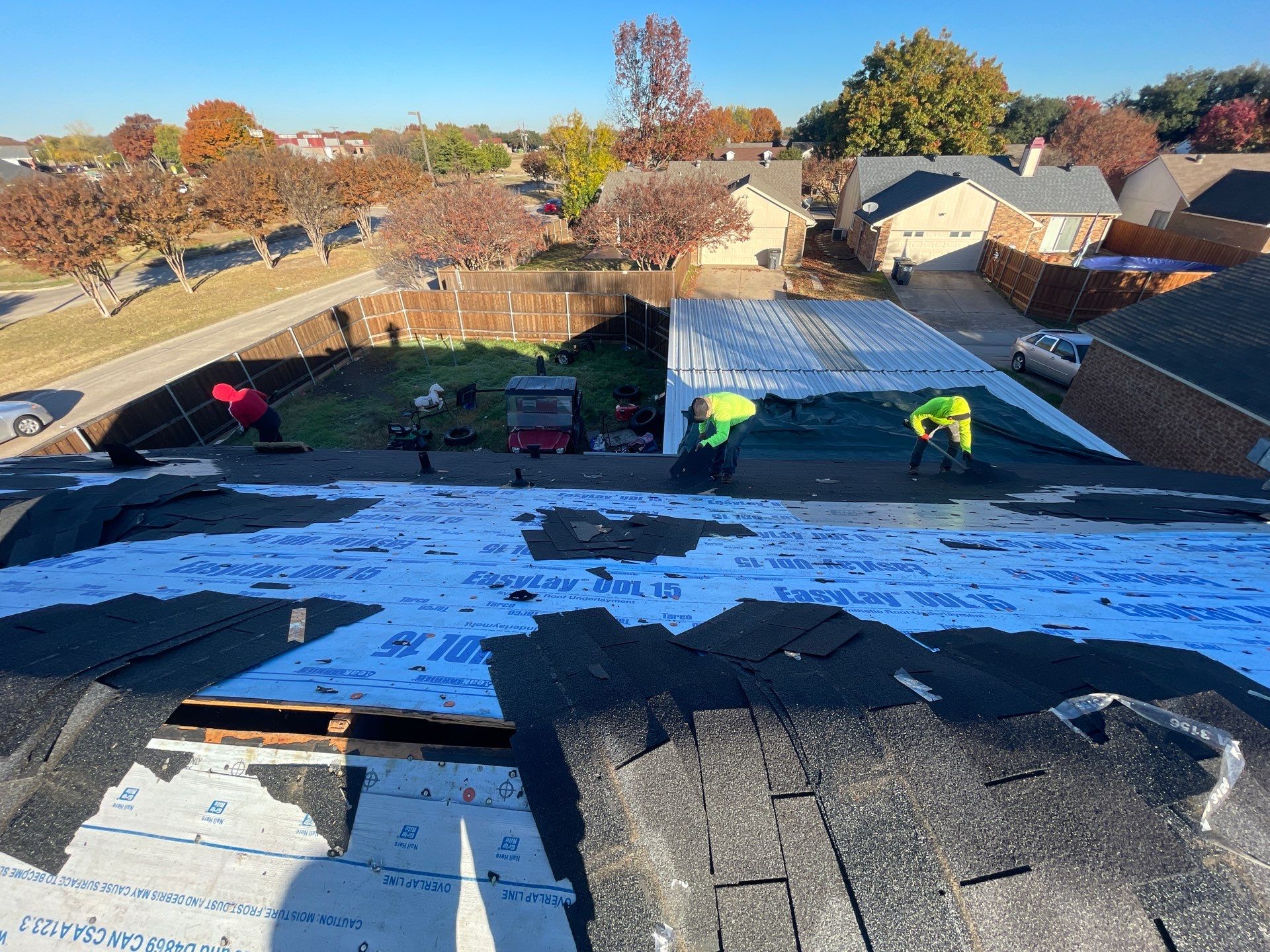 Residential Roofing Installation using GAF Timberline HDZ by Lighthouse Contractors