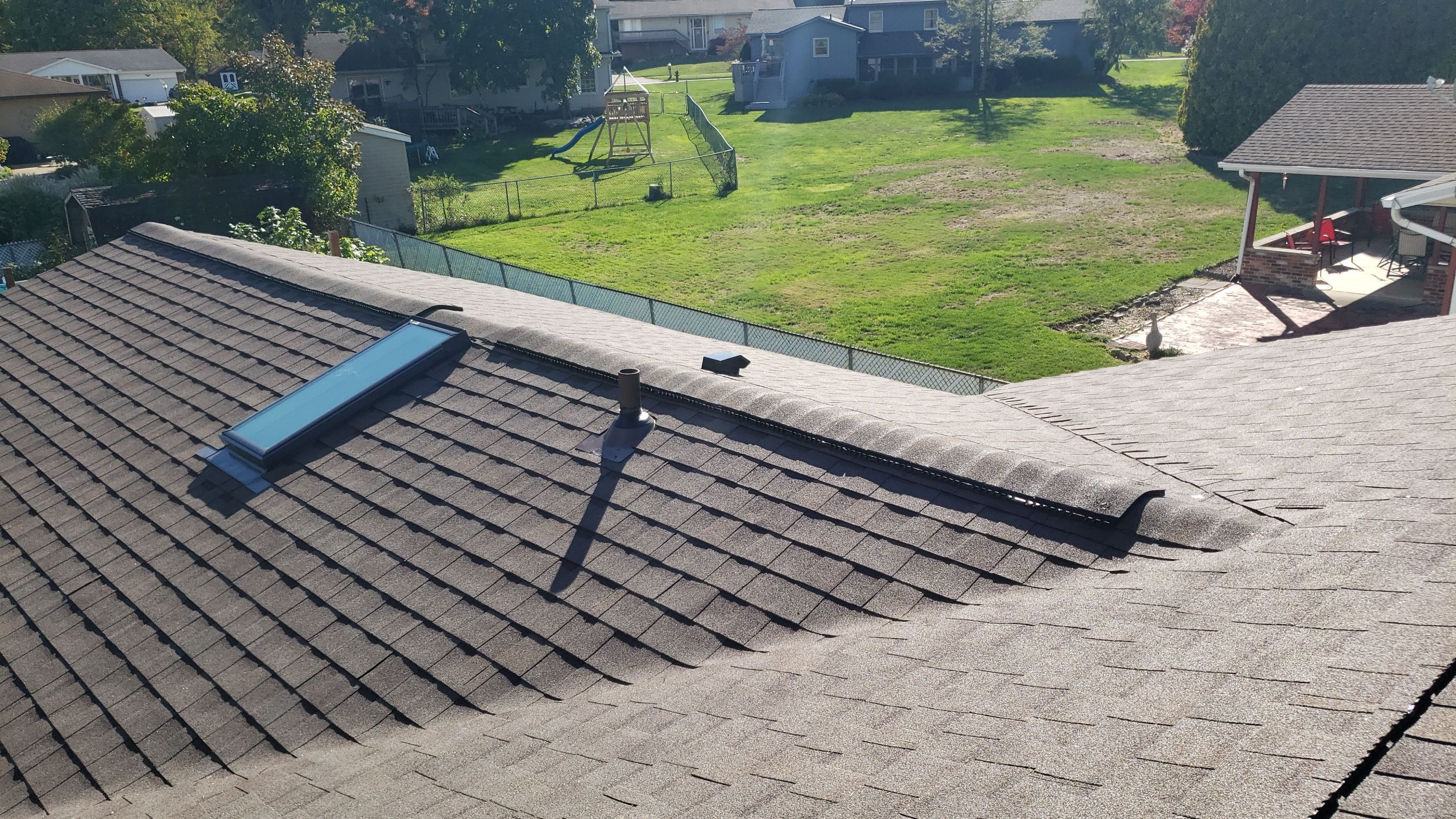 ATLAS PINNACLE COLOR: PRISTINE HEATHER DRIP EDGE: MUSKET BROWN by Eagle Eye Roofing