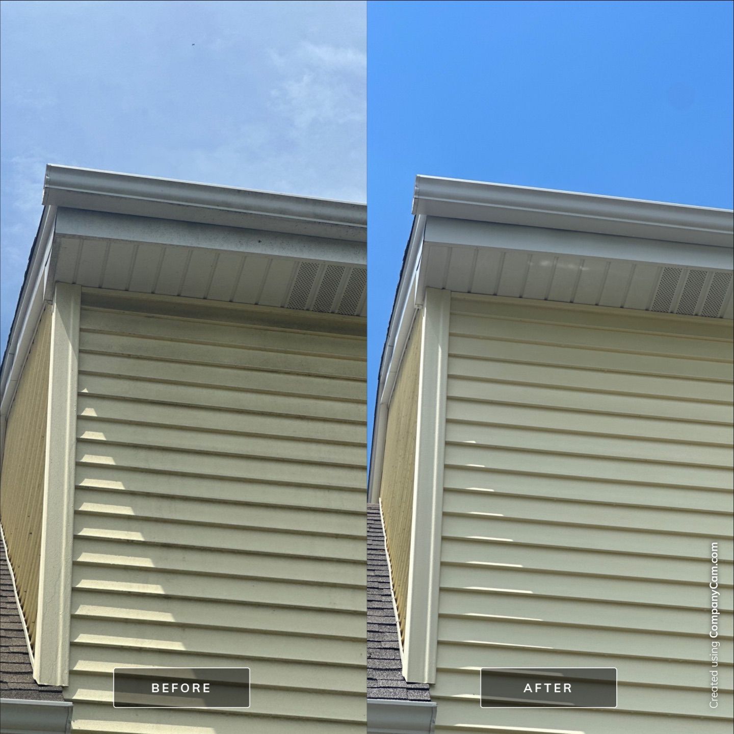 Project in Island Lake by Simmons Power & Soft Washing