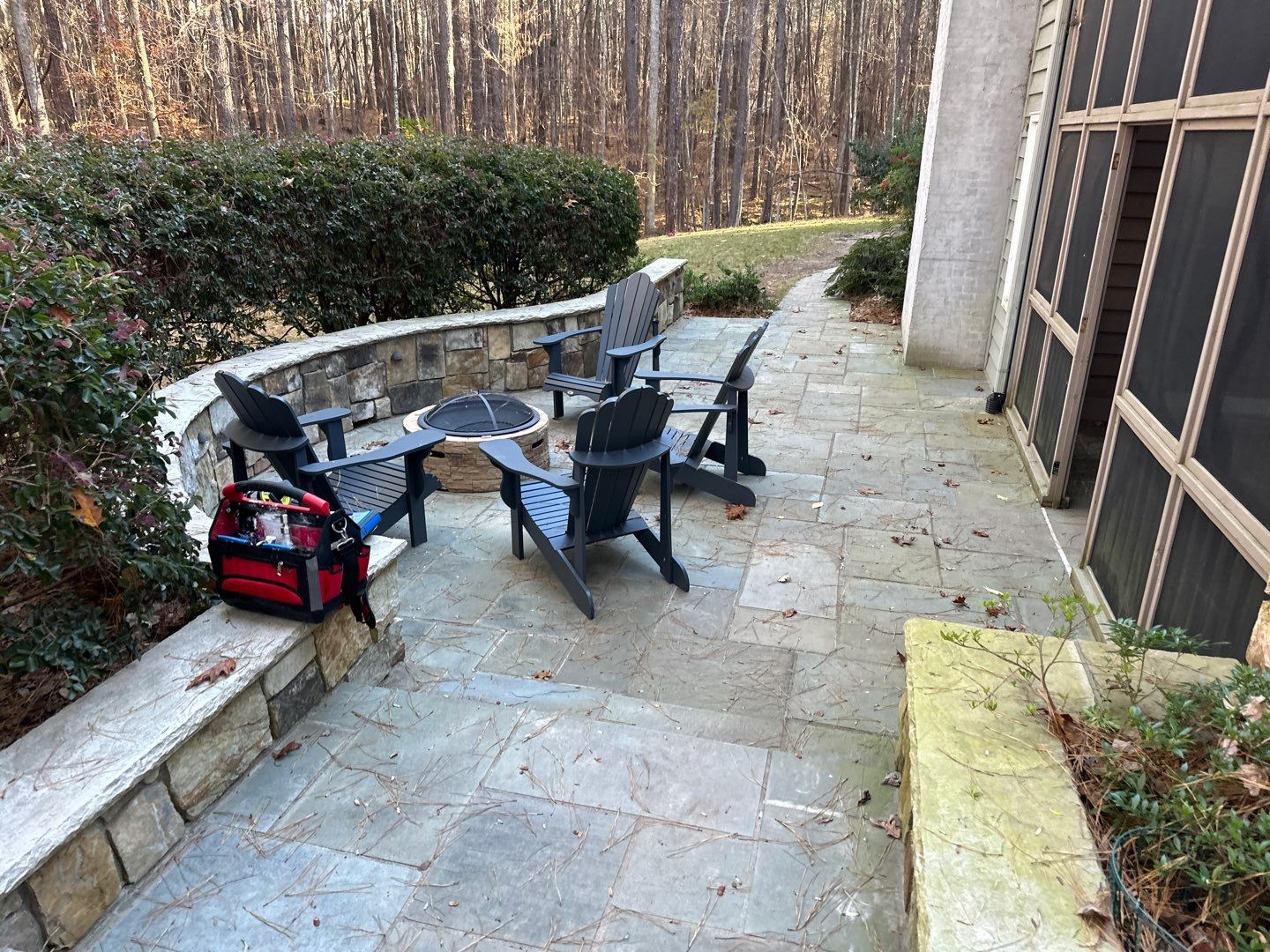 travertine  using Concrete Sealant by DuraSeal