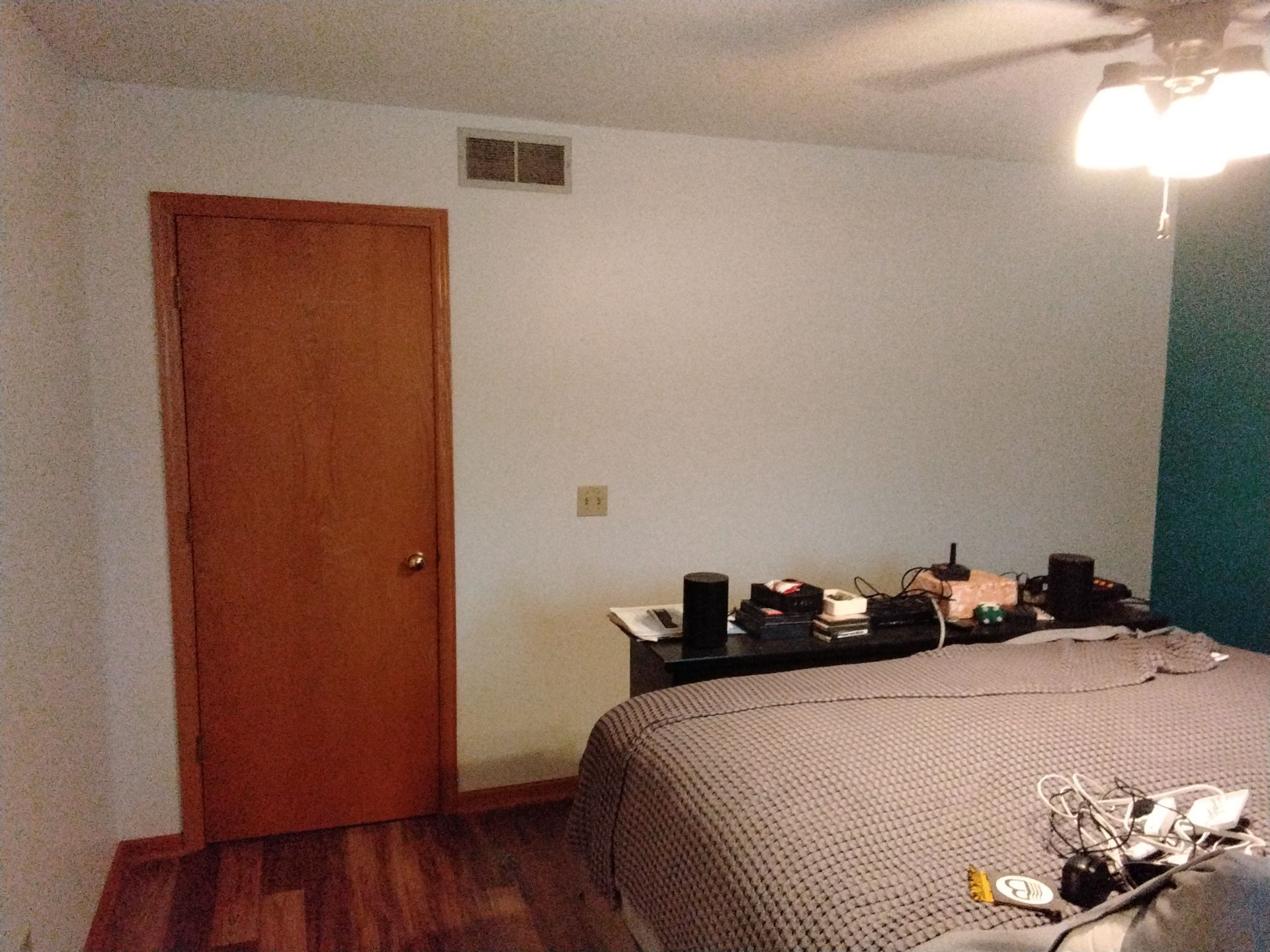 Repaint Accent Walls with Color Change and drywall repairs by Midwest Paint LLC