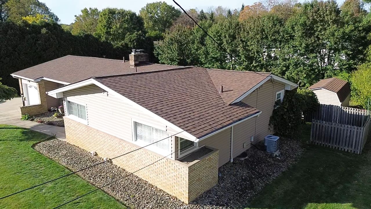 Atlas Pinnacle, Color, Burnt Hickory, Drip Edge, Color, Musket Brown by Eagle Eye Roofing