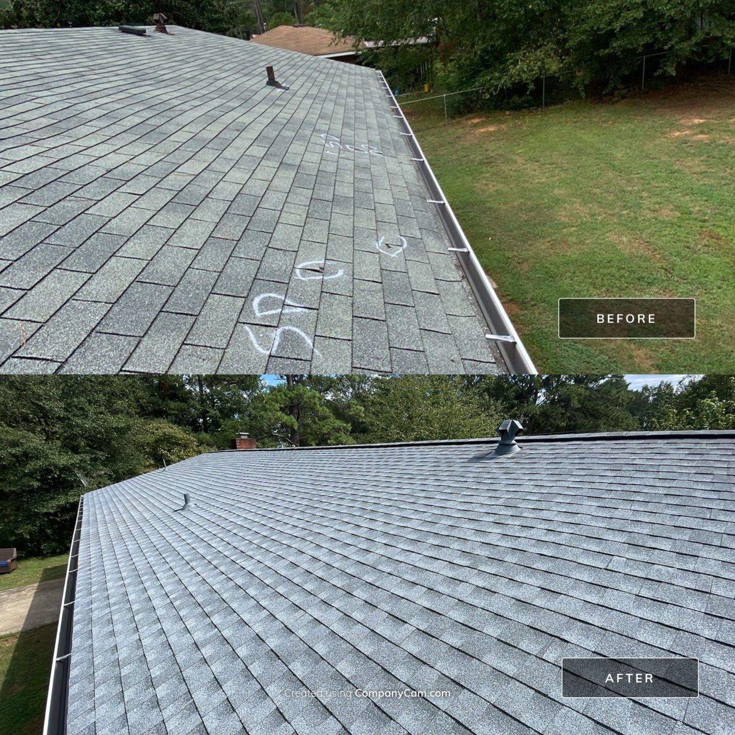 Roof replacement and Gutters Guards Installation  by Deerfield Roofing LLC