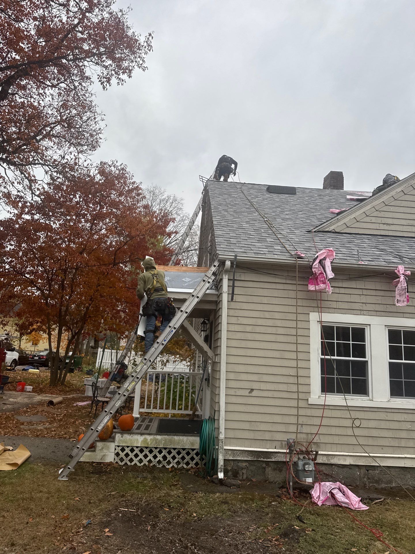 Ayer Church Complete Roof with Code-Compliant Overlay & Dual Chimney Restoration by Mighty Dog Roofing of Greater Middlesex County