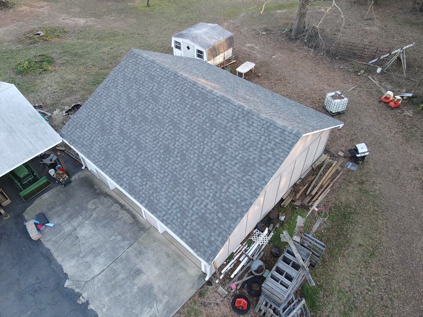 Landmark Asphalt Shingle Roof Replacement and Decking Repair in Belton by Roofers LLC