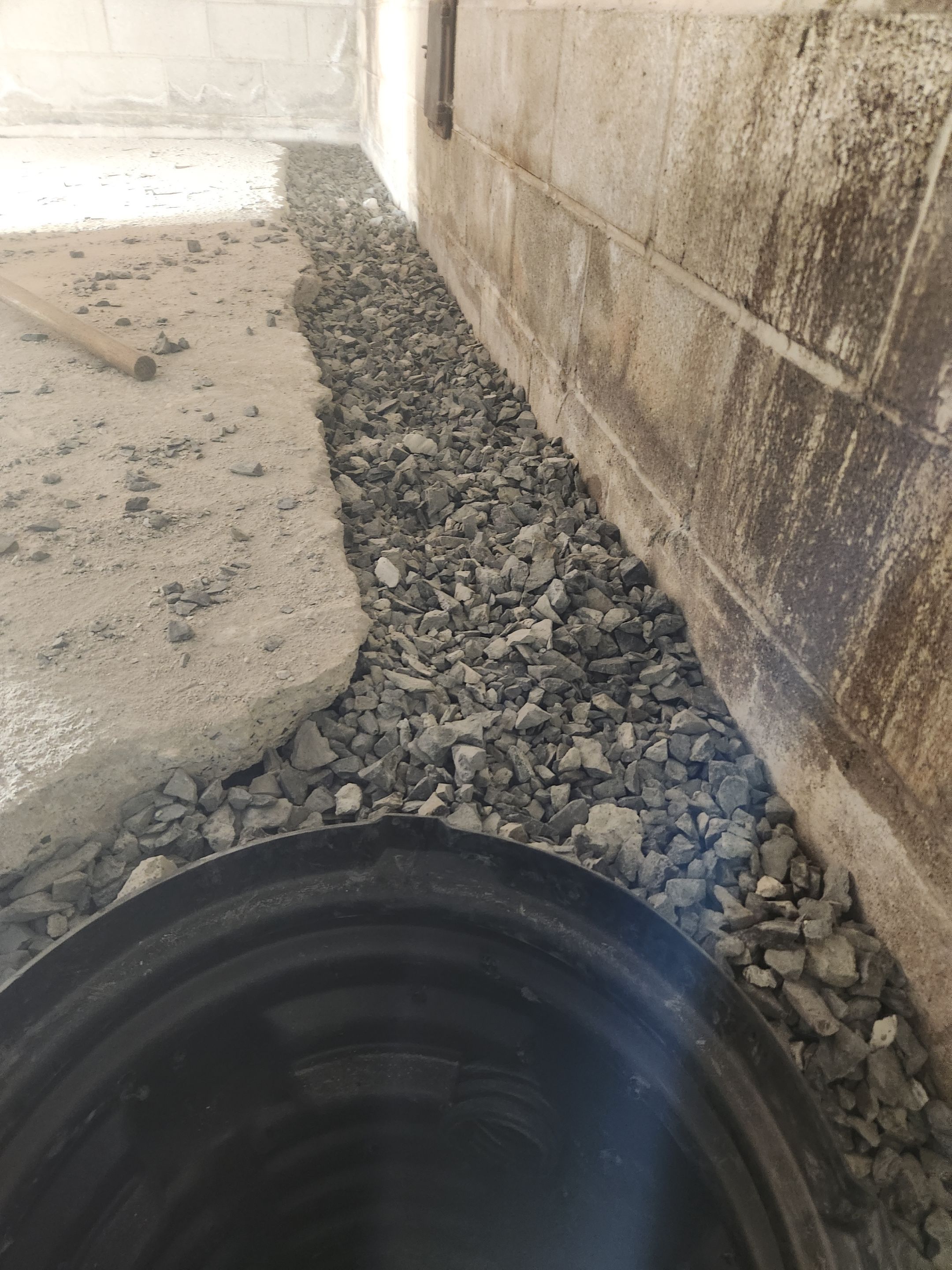 Interior French Drain in Princeton, NJ by Pure Service Pro, LLC 