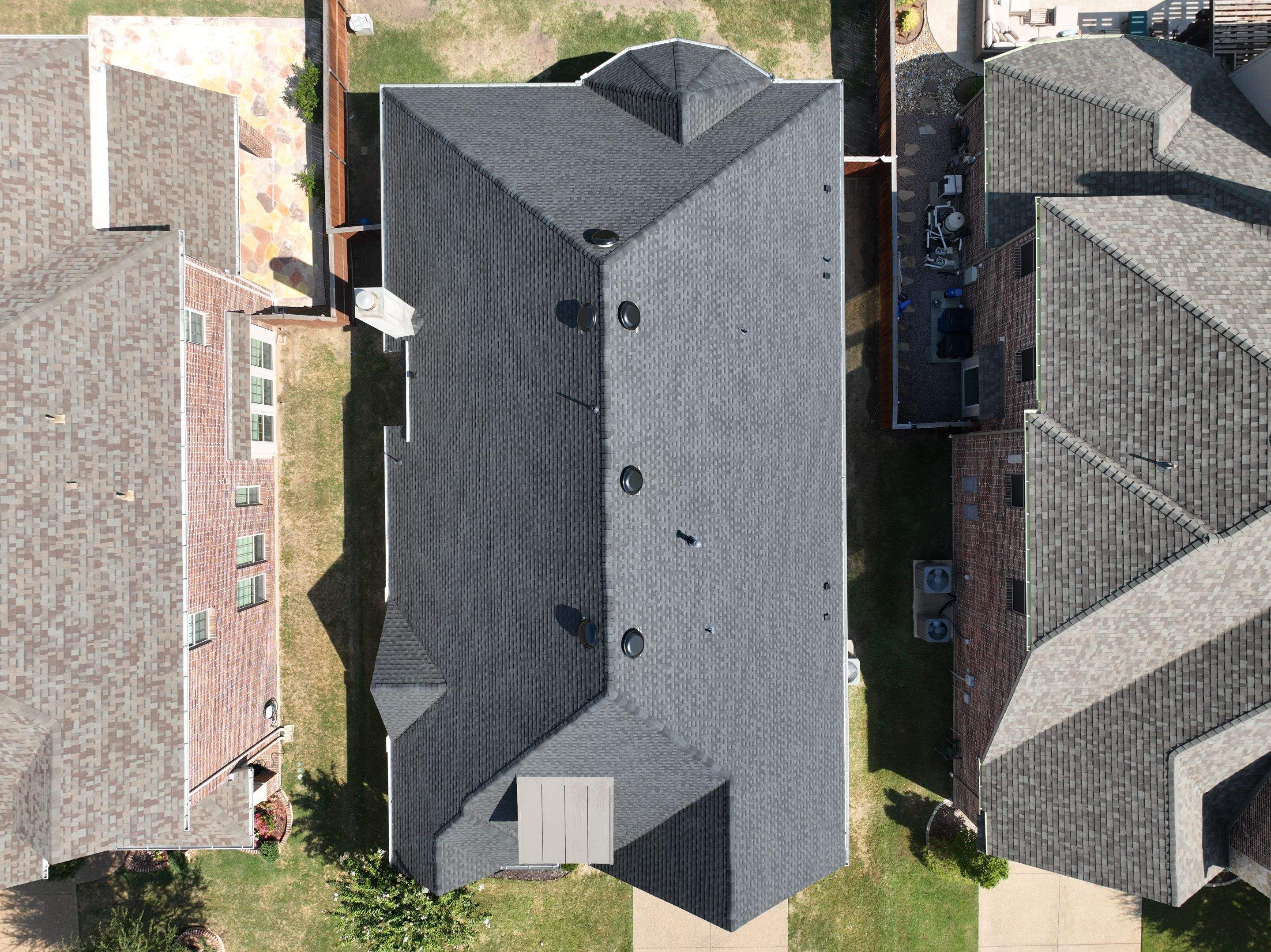 Residential Roofing Installation using GAF Timberline HDZ Charcoal by OneSource Roofing and Restoration