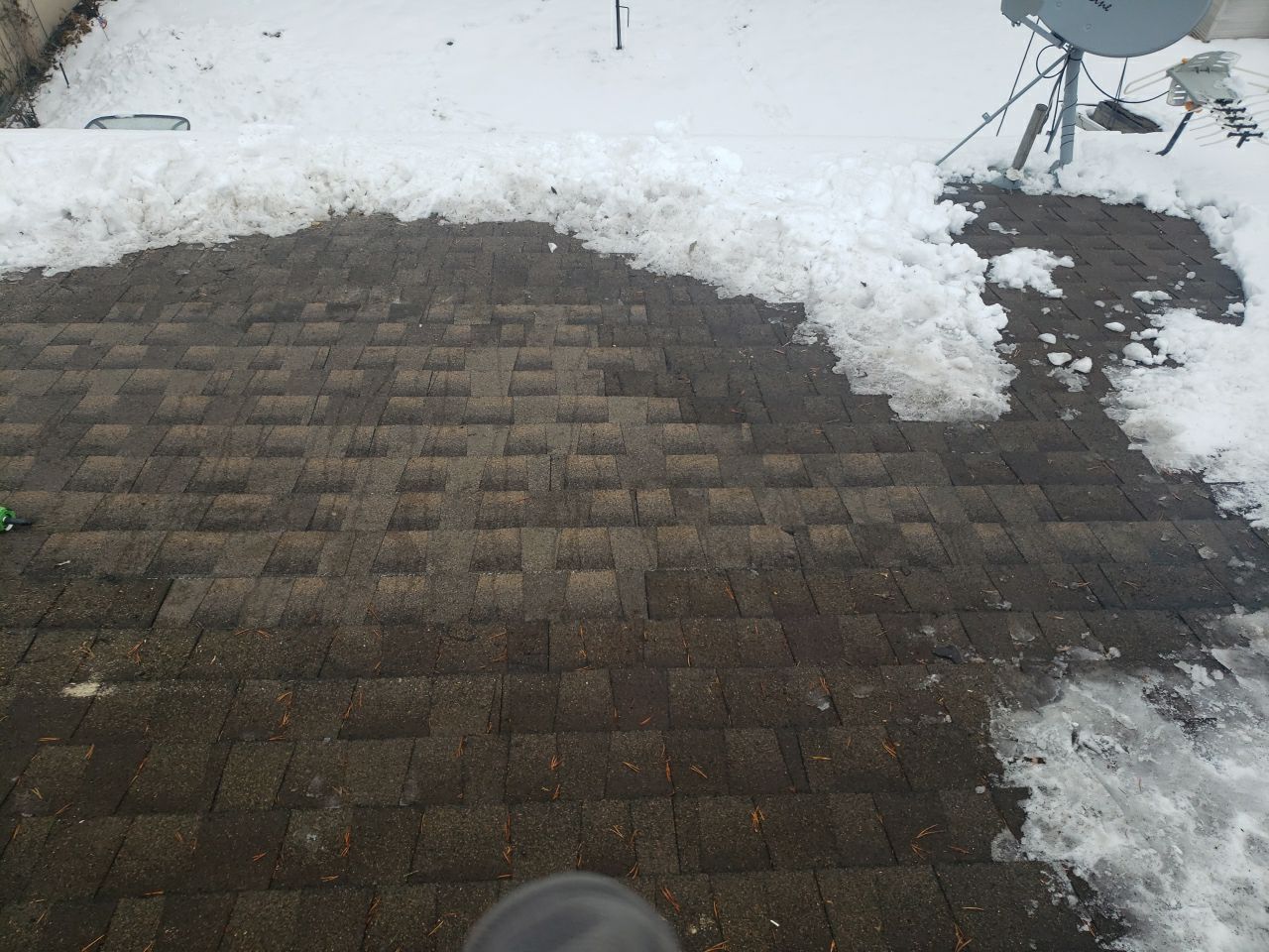 Skylight Removal using Shingle Repair by The Roof Doctor