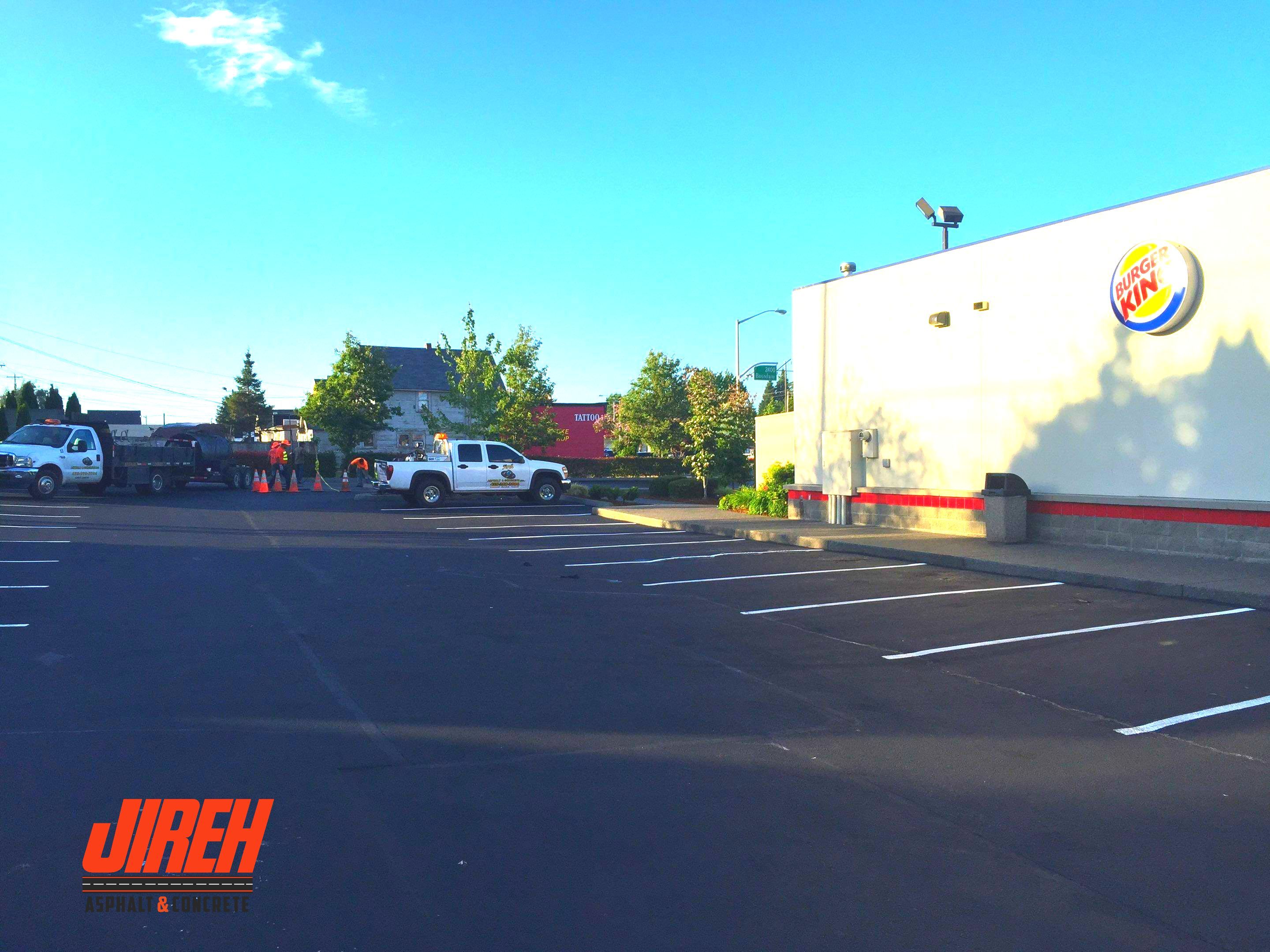 Burger King Everett  by Jireh Asphalt & Concrete Inc 