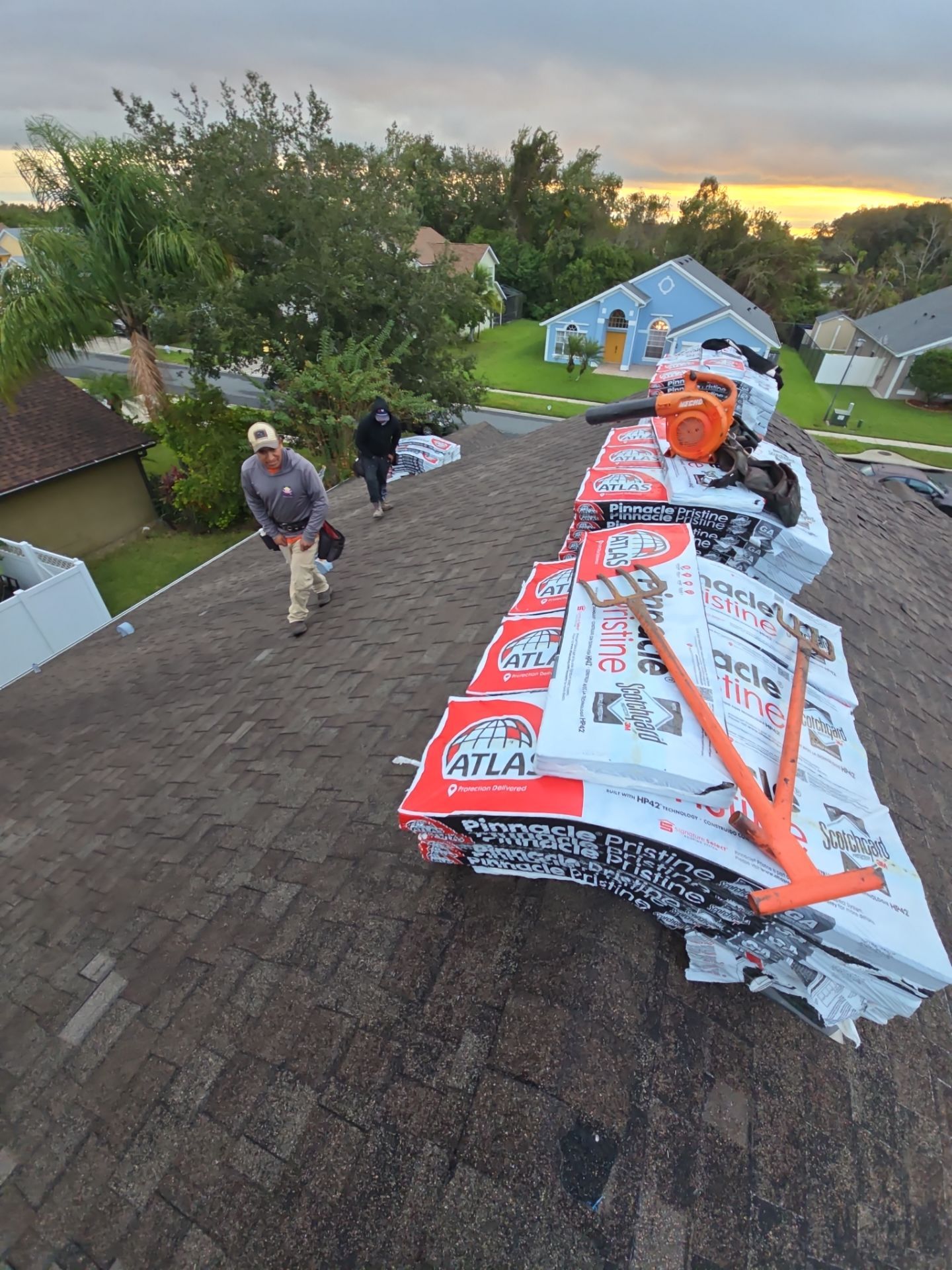 Atlas Pinnacle Pristine Architectural Shingle Roof Replacement in Kissimmee by Fortified Roofing Solutions Corp.