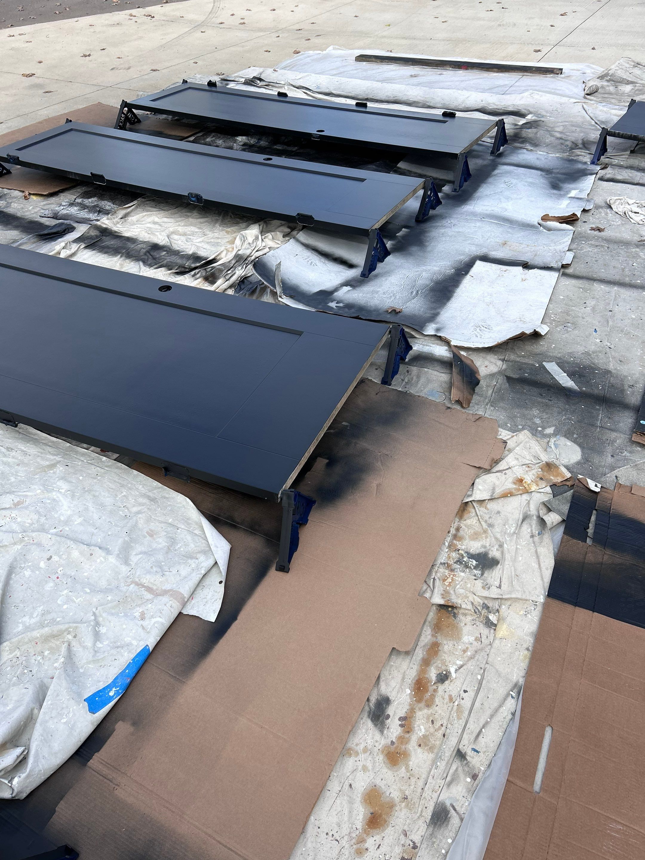 Door Repaint  using Ben Moore Comand  by Nashville House Painters 