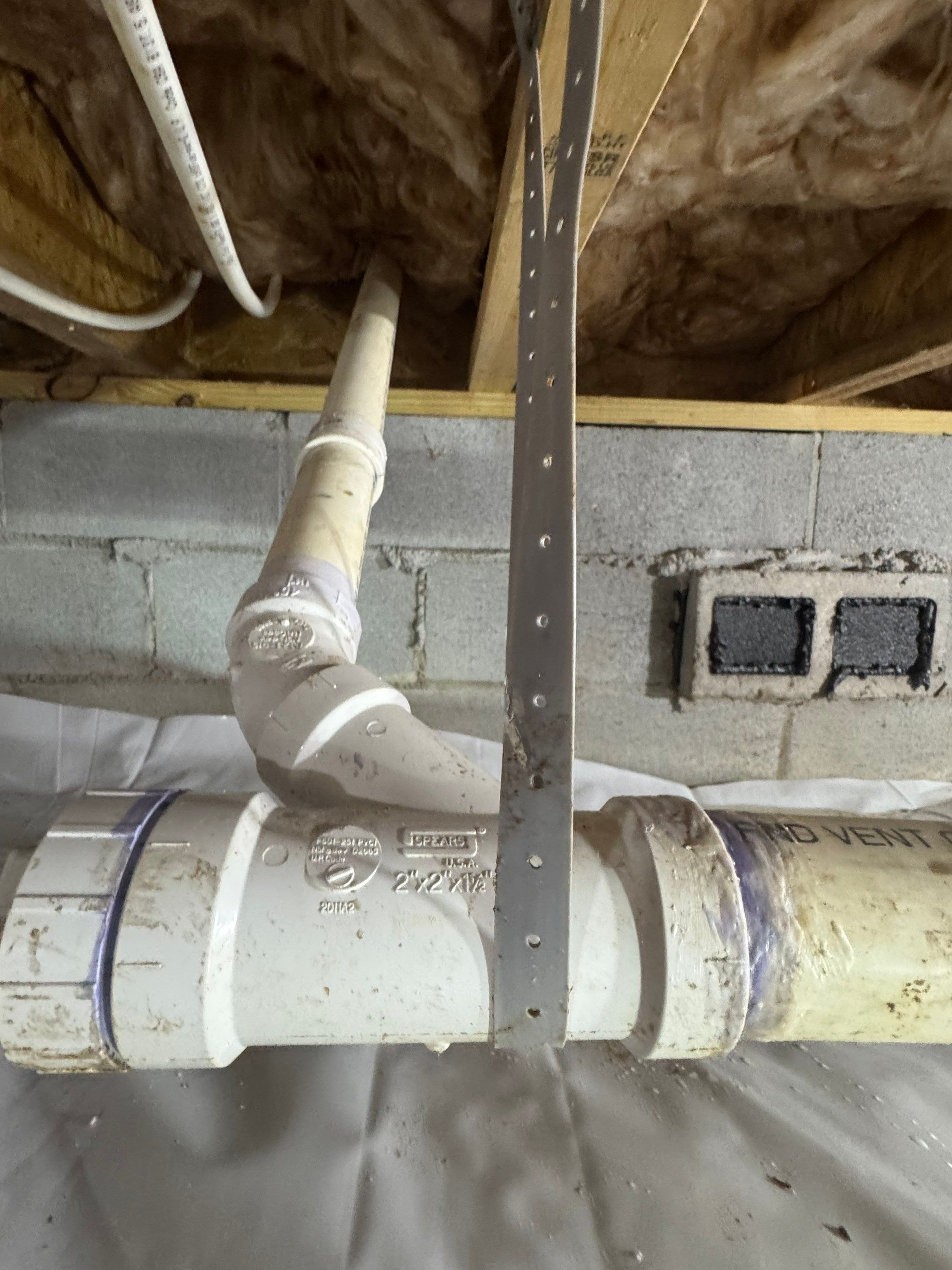 Project in Franklin by Patriot Crawl Space Repairs