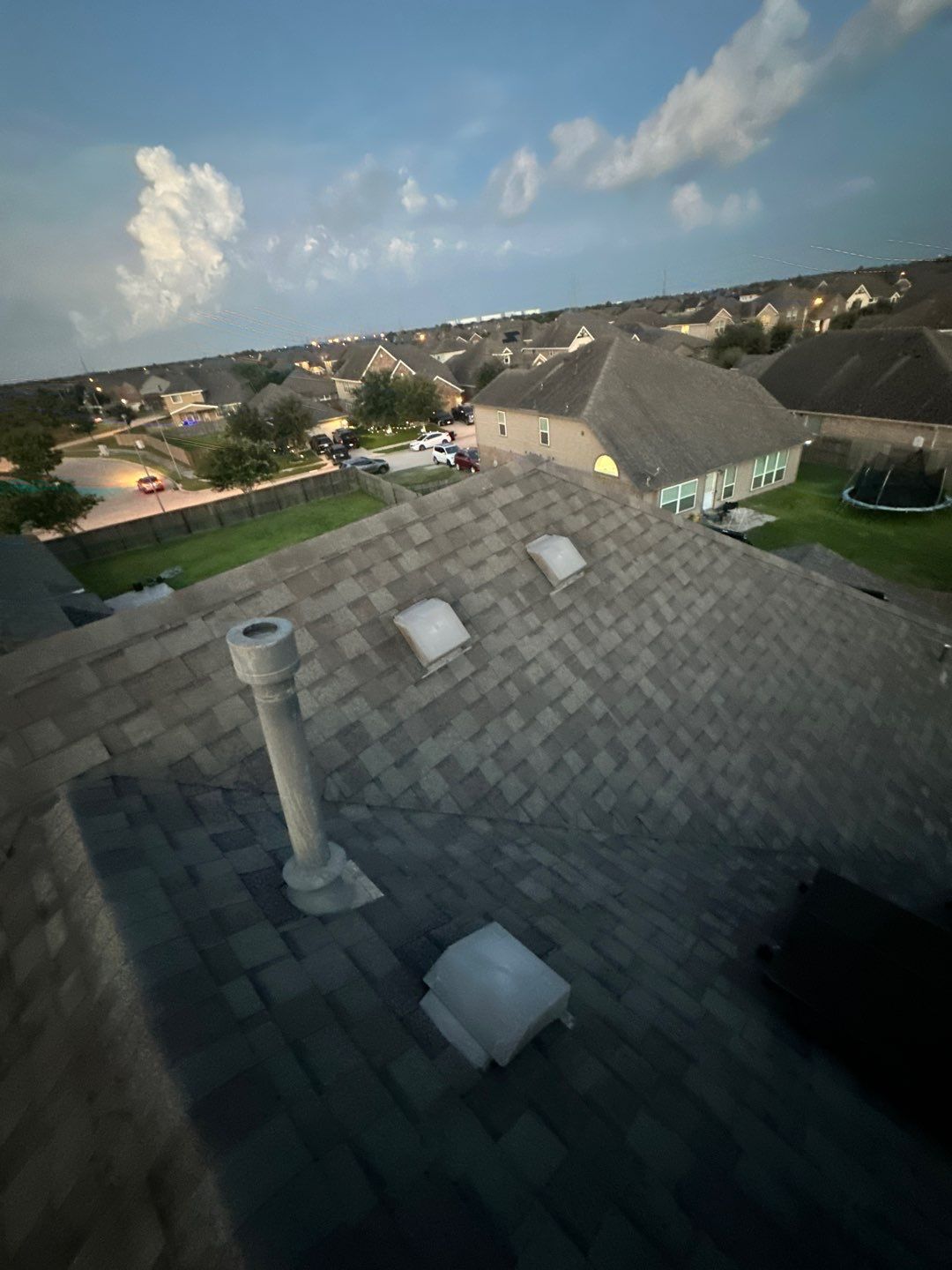 Hail Damage using Owen's Corning Duration (Lifetime) Shingles by Roof Repair Company