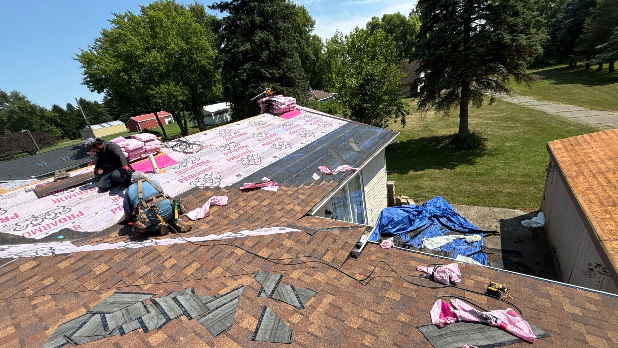 Roof Replacement using Owens Corning Tru Definitions by 180 Contractors