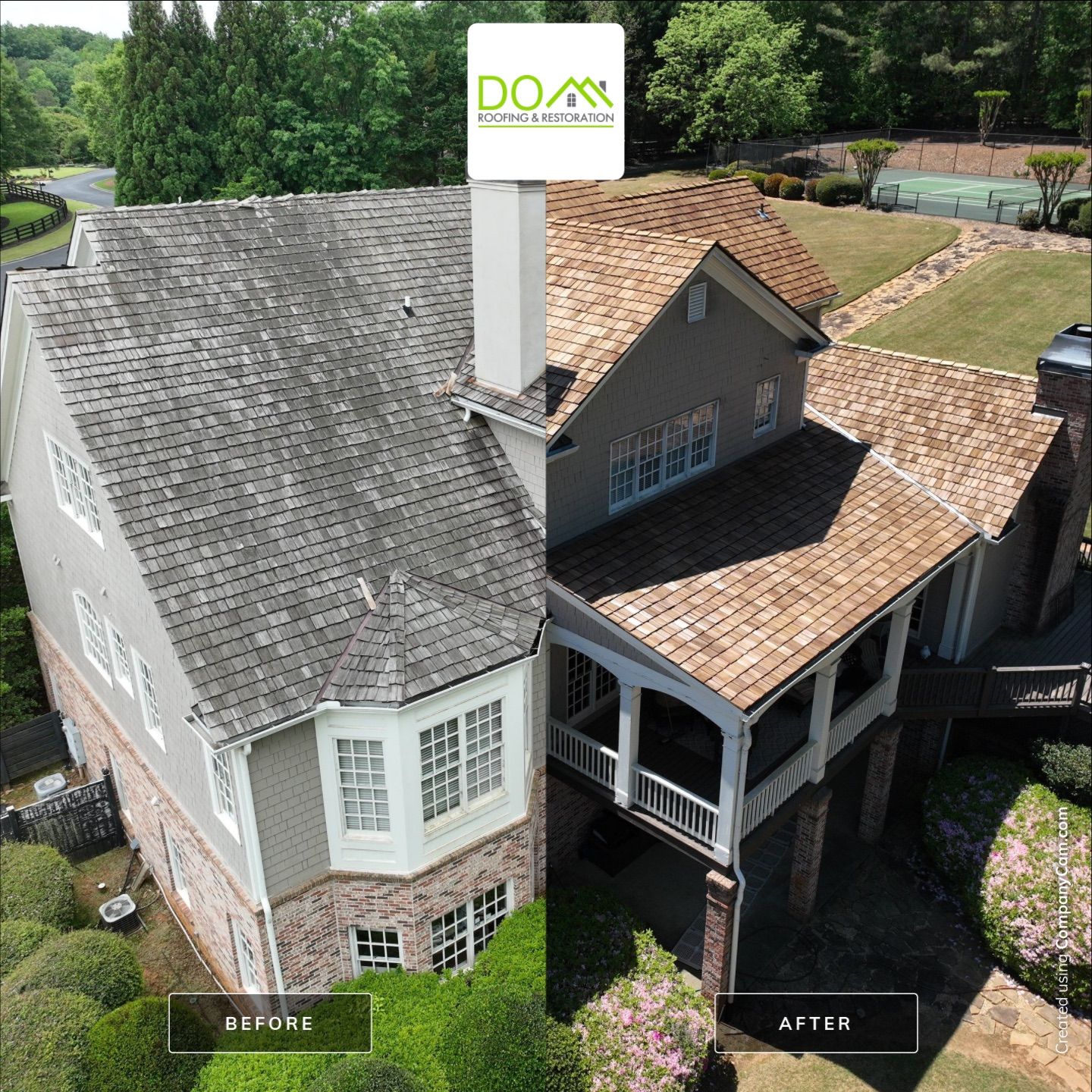 Canterbury Lake Alpharetta Roof Replacement  by Dom Roofing & Restoration