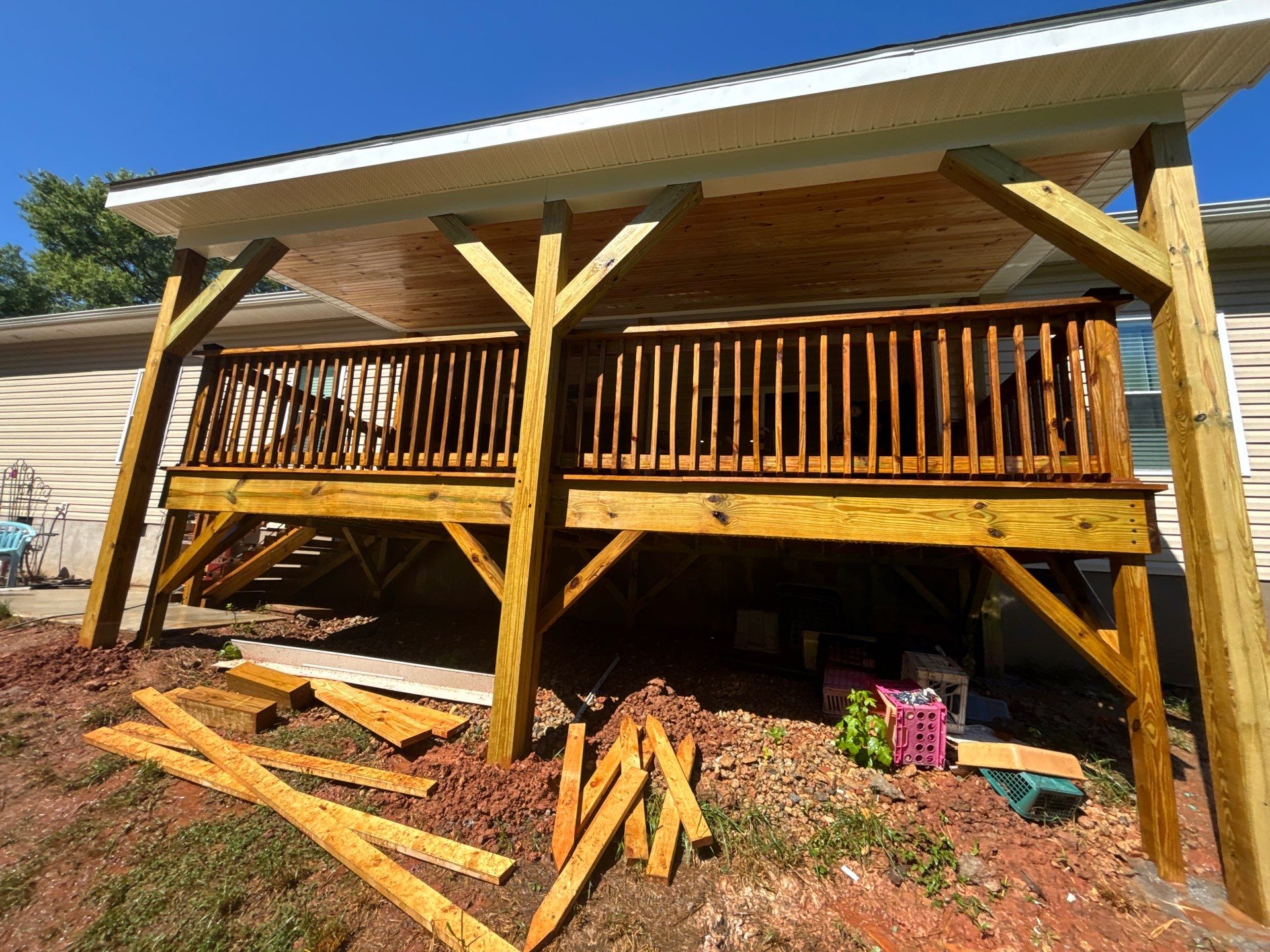 Wood Deck using Wood Sealant by DuraSeal