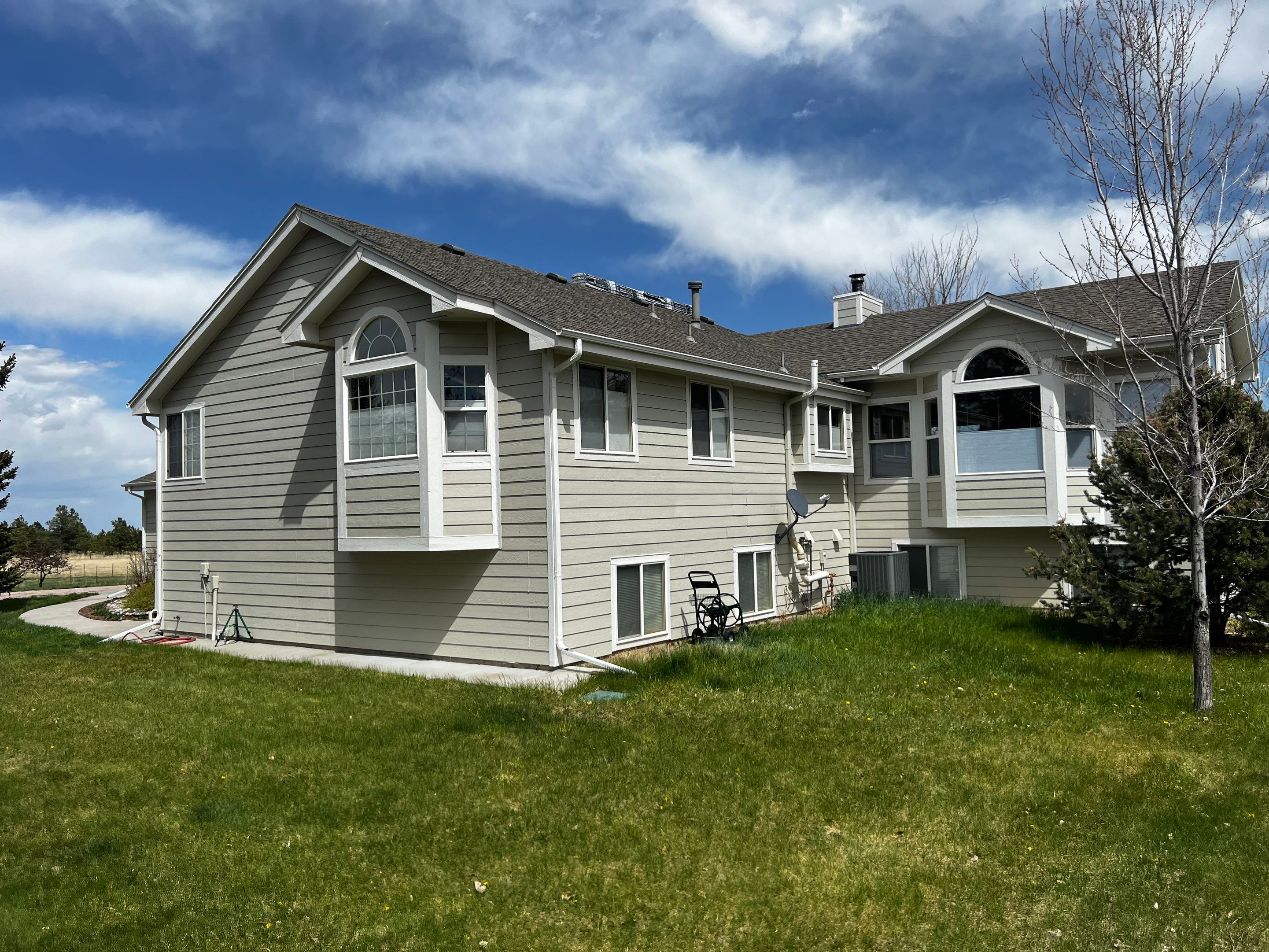 Residential Roofing Installation using Atlas Pinnacle Impact Weathered Wood by Blue Peaks Roofing LLC 