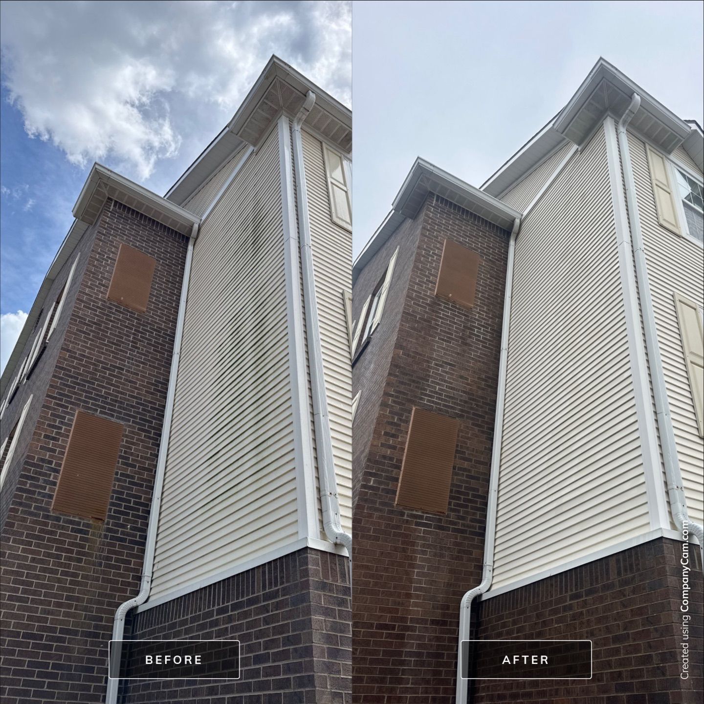 Extended Stay America West Dundee Building Wash by Simmons Power & Soft Washing