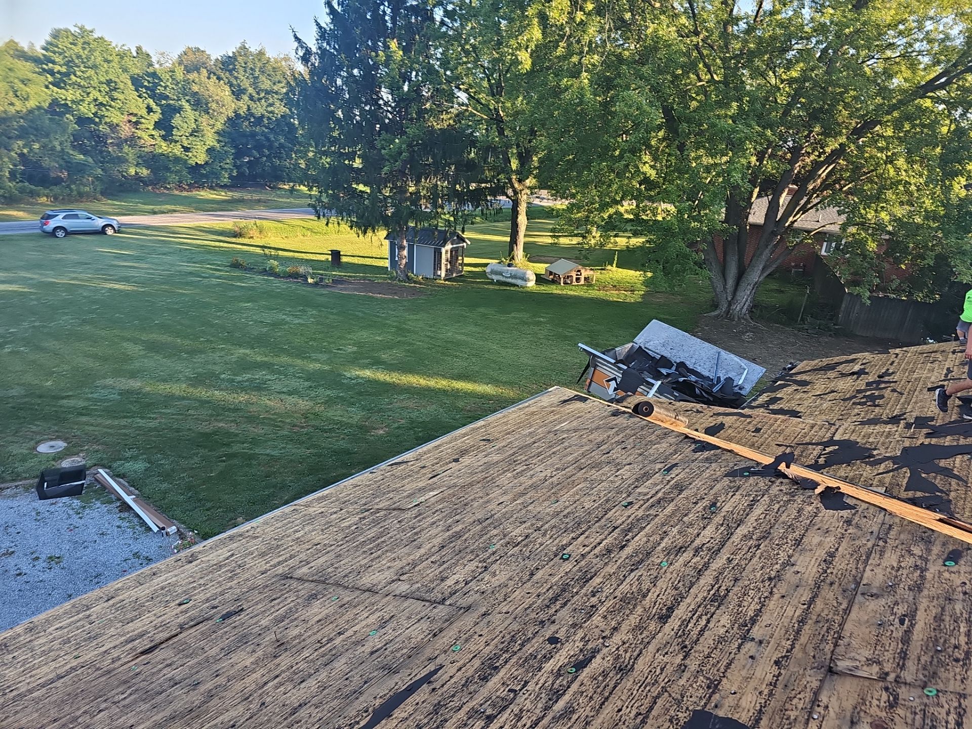 Wooster Ohio Roof and Decking Installation by Pine Ridge Roofing LLC
