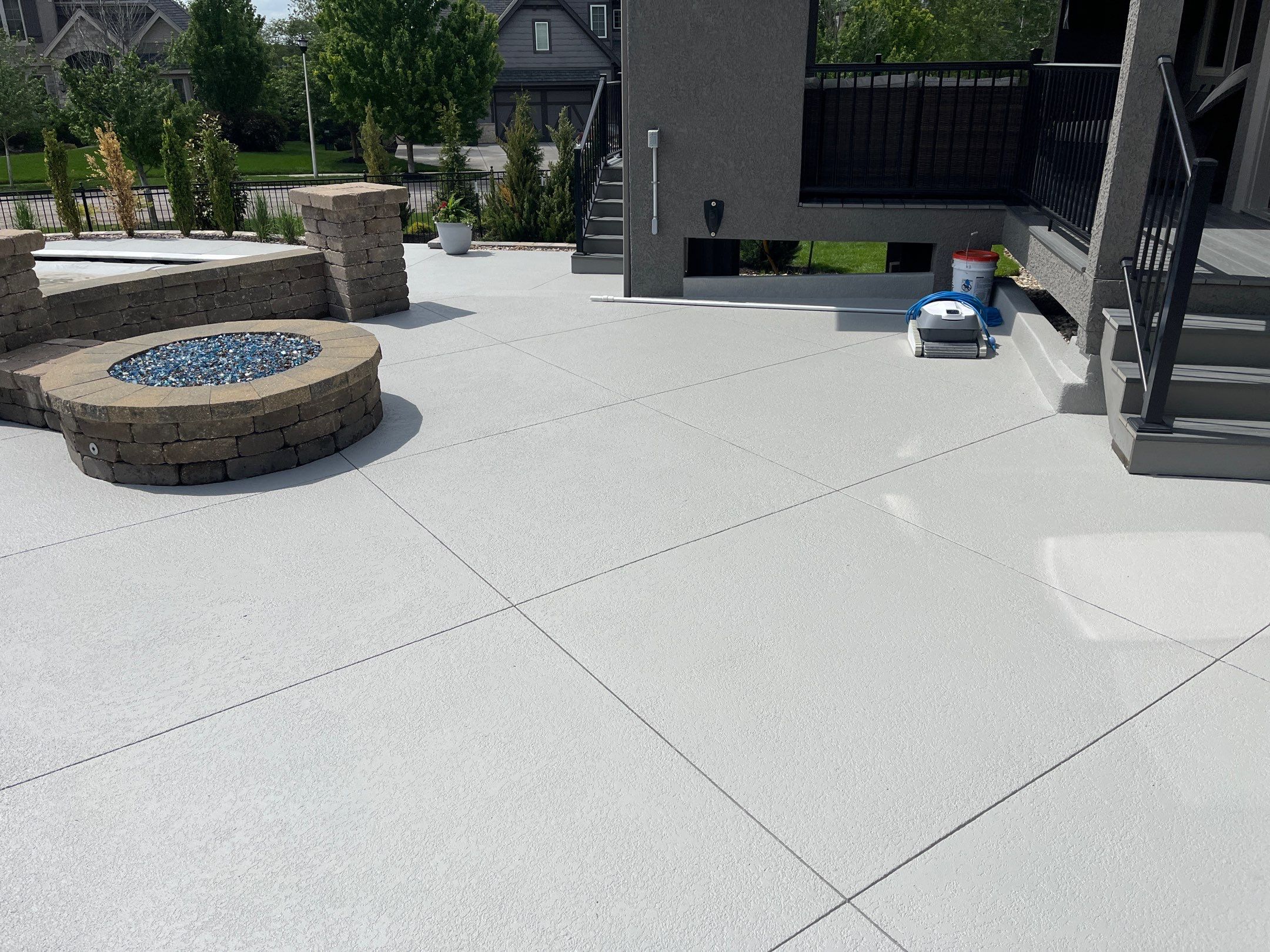 New Pool Overlay - Overland Park, KS by Big Red Decorative Concrete, LLC