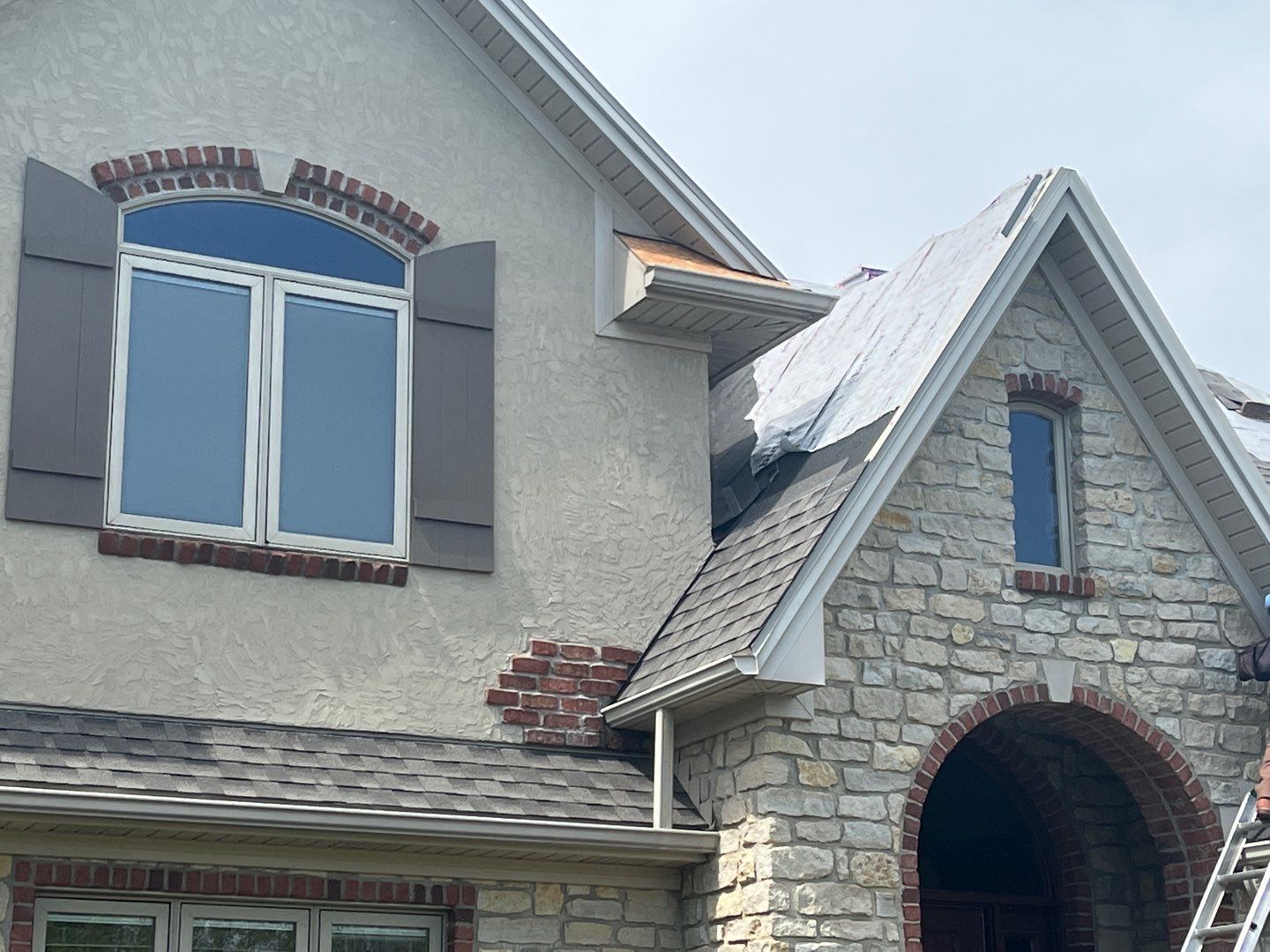 Residential Roofing Installation using GAF Timberline HDZ Weathered Wood by Nitro Roofing and Construction