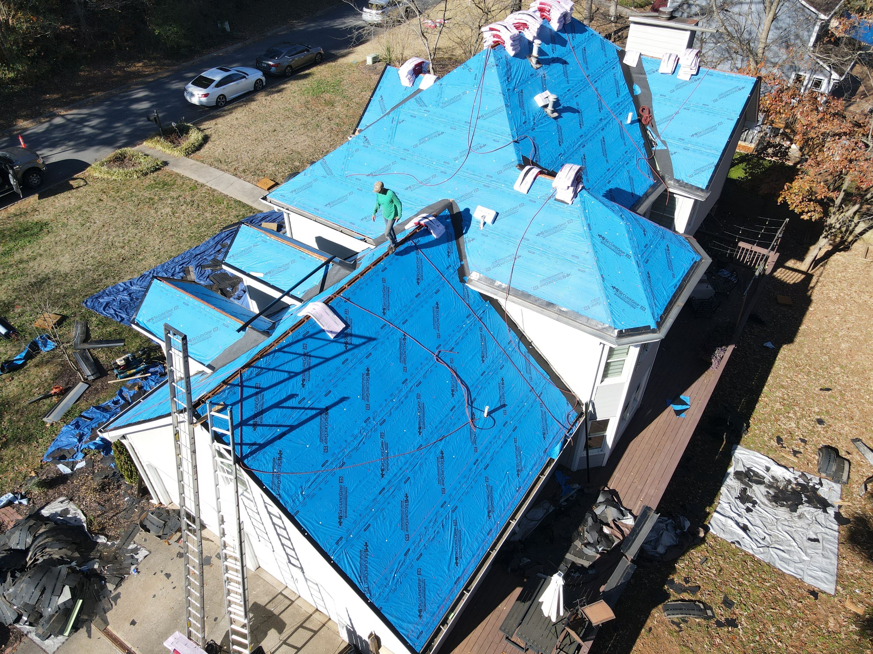 Residential Roofing Installation using Owens Corning by Inspector Roofing and Restoration