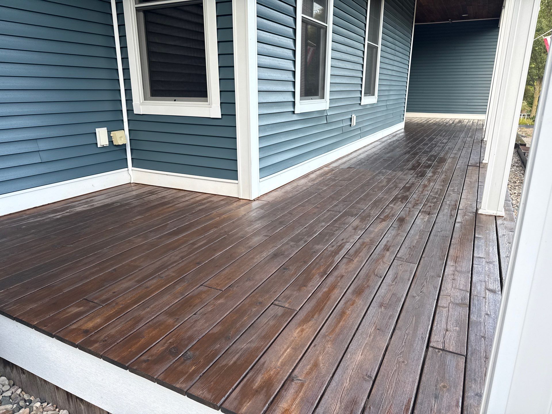 Complete Exterior Refresh with Painted Home & Stained Deck by Gordon Painting