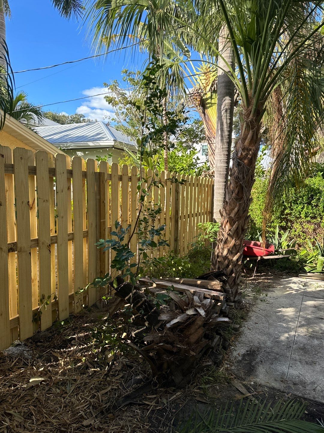 Wood Fence Installation using Wood Vertical Shadow Box by Asap fence and gates, LLC