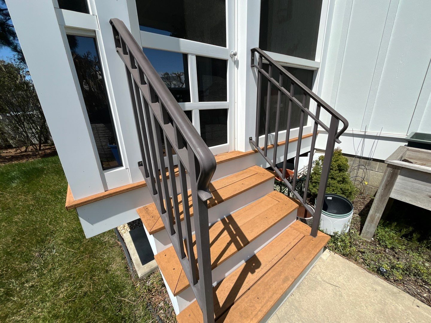 Shiplap Wall, Stairs Treads & Railings by FreshCoat Works LLC