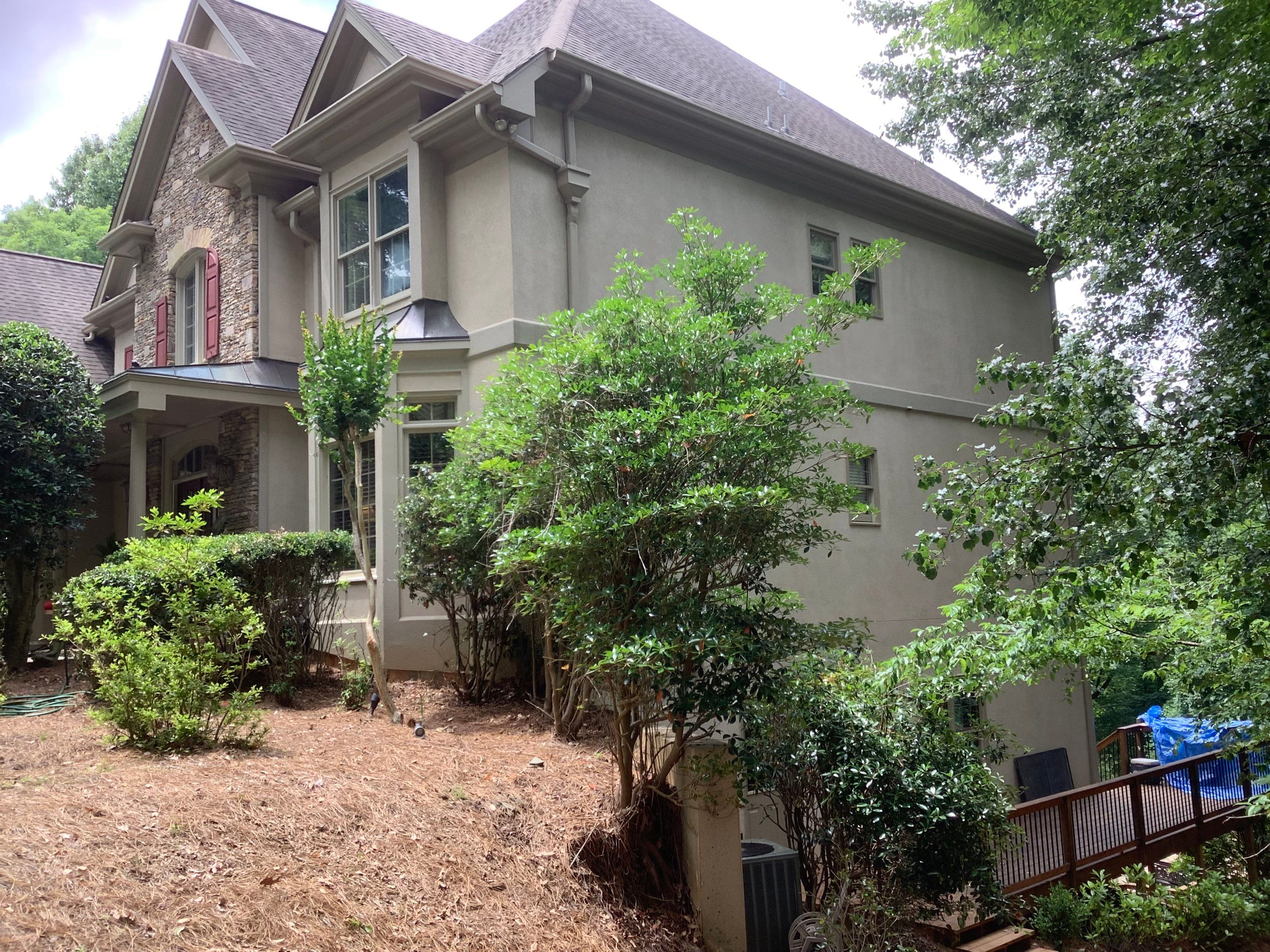 Exterior Painting and Shutter Refresh for a Roswell Stucco Home by Swift Home Renovations