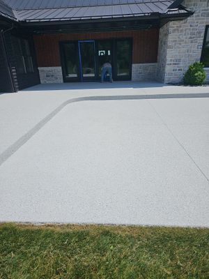 Husky Patio Coating in Shipshewana, IN!