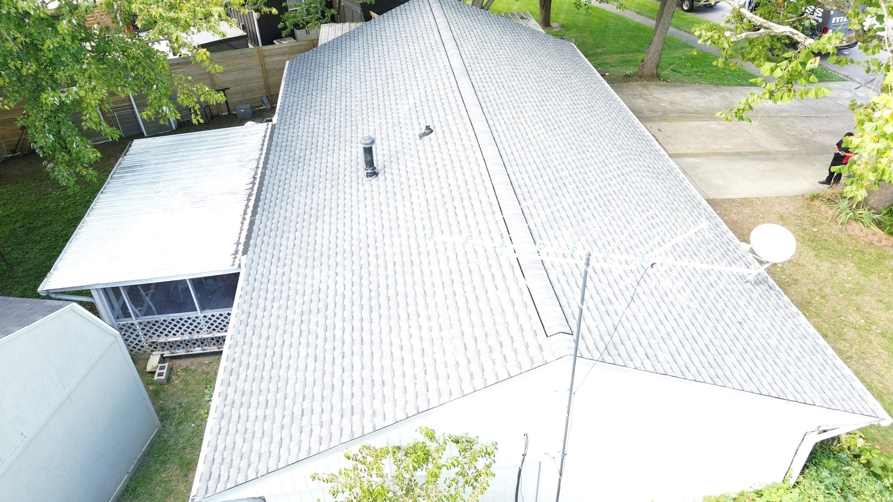 Project in Whiteland by Moss Roofing