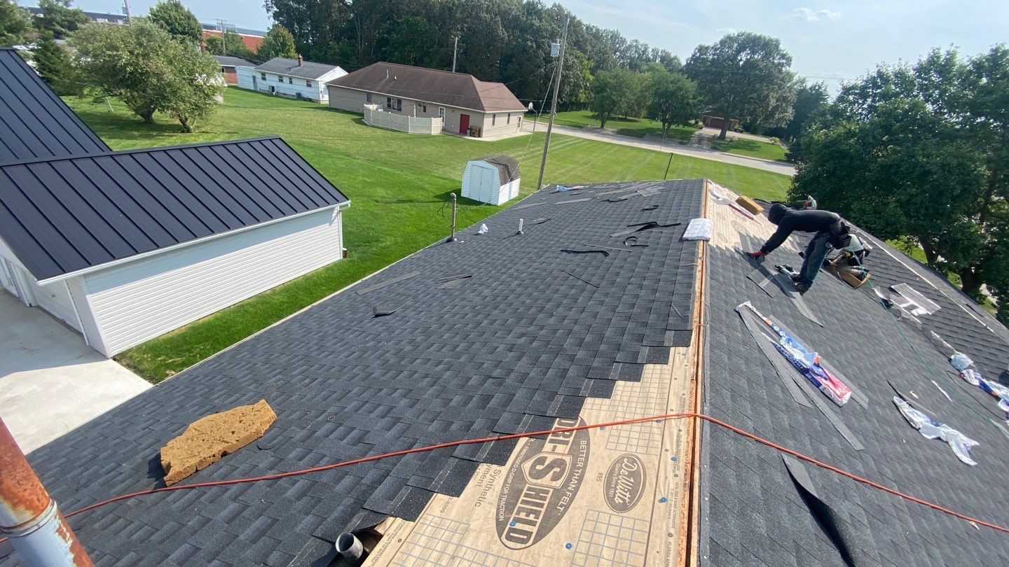 Residential Roofing Installation using GAF Timberline HDZ Charcoal by Nitro Roofing and Construction