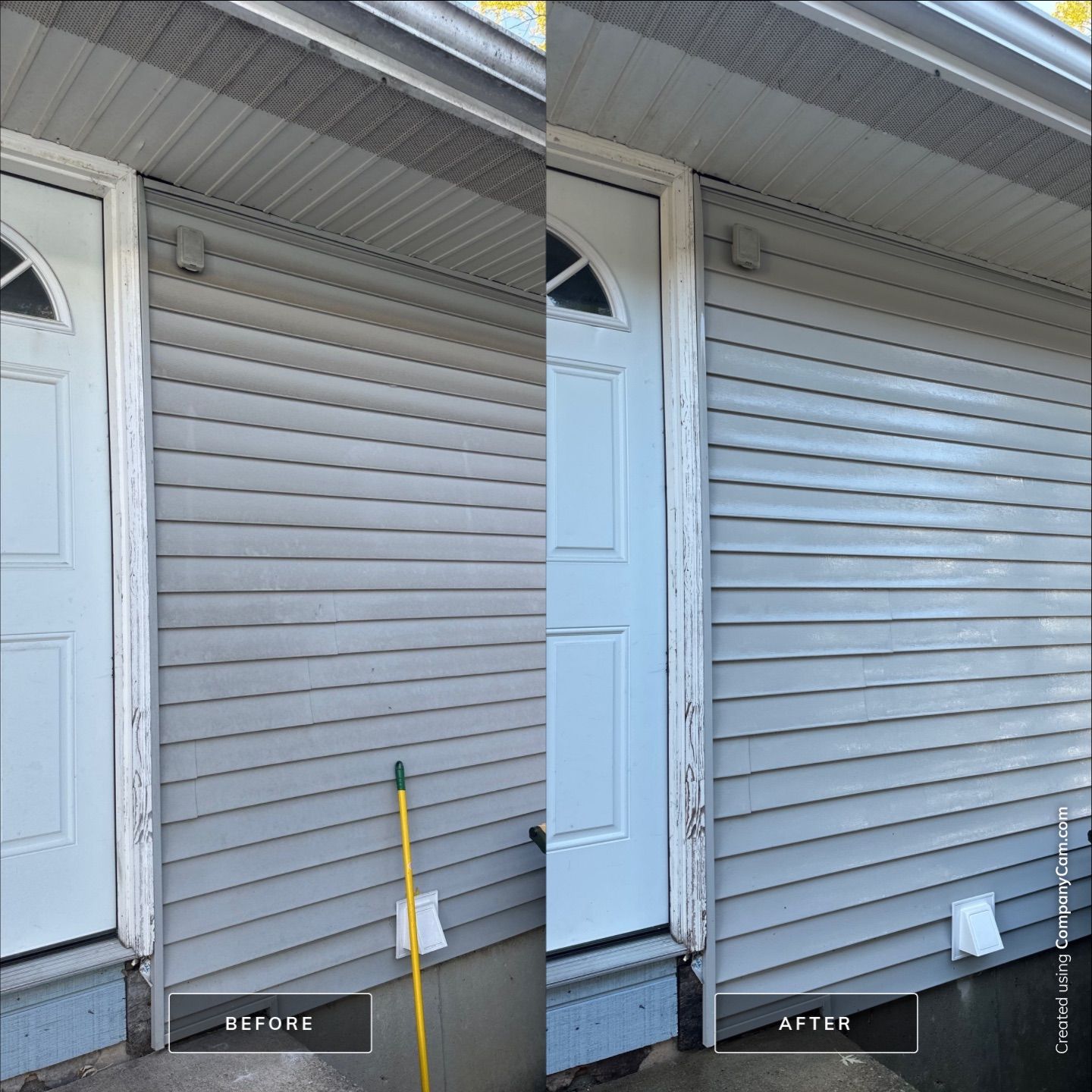 Project in Round Lake Beach by Simmons Power & Soft Washing