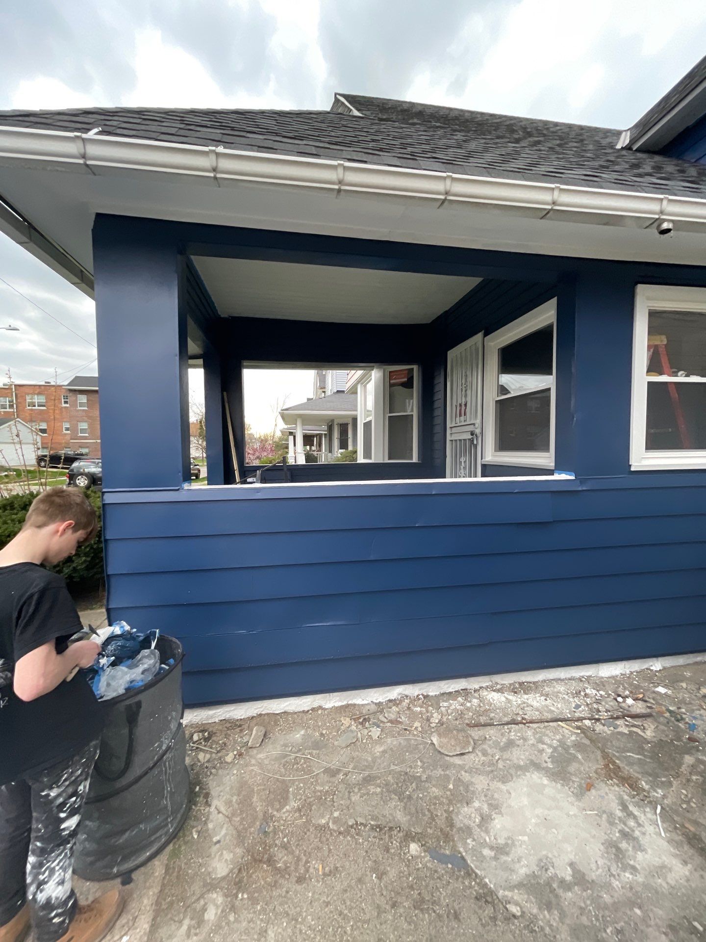 Exterior Painting using Benjamin Moore Element Guard by Callaway Contracting LLC