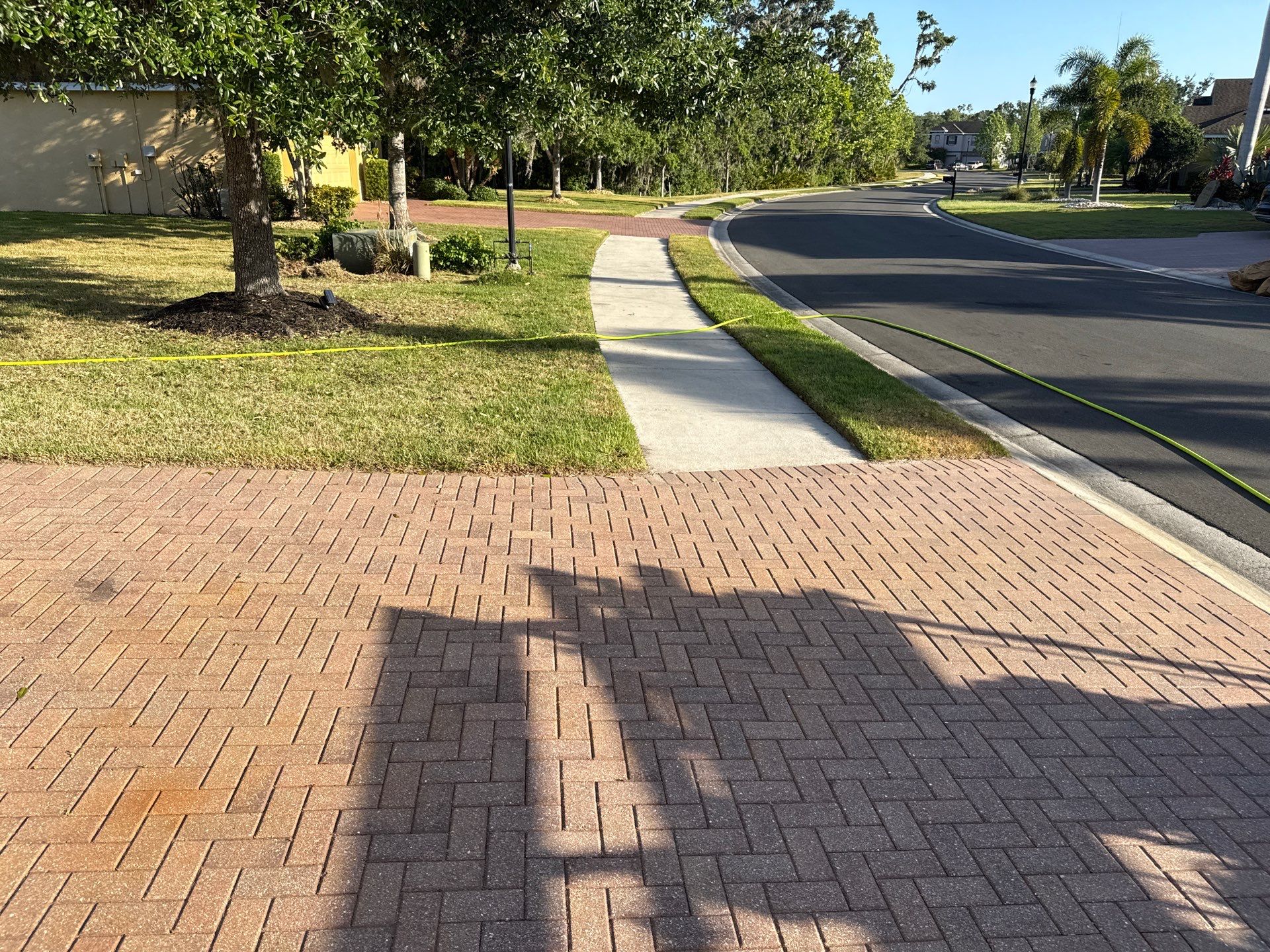 Paver Driveway & Sidewalk Cleaning | Oakleaf Hammock – Ellenton, FL by Sunshine AquaWash