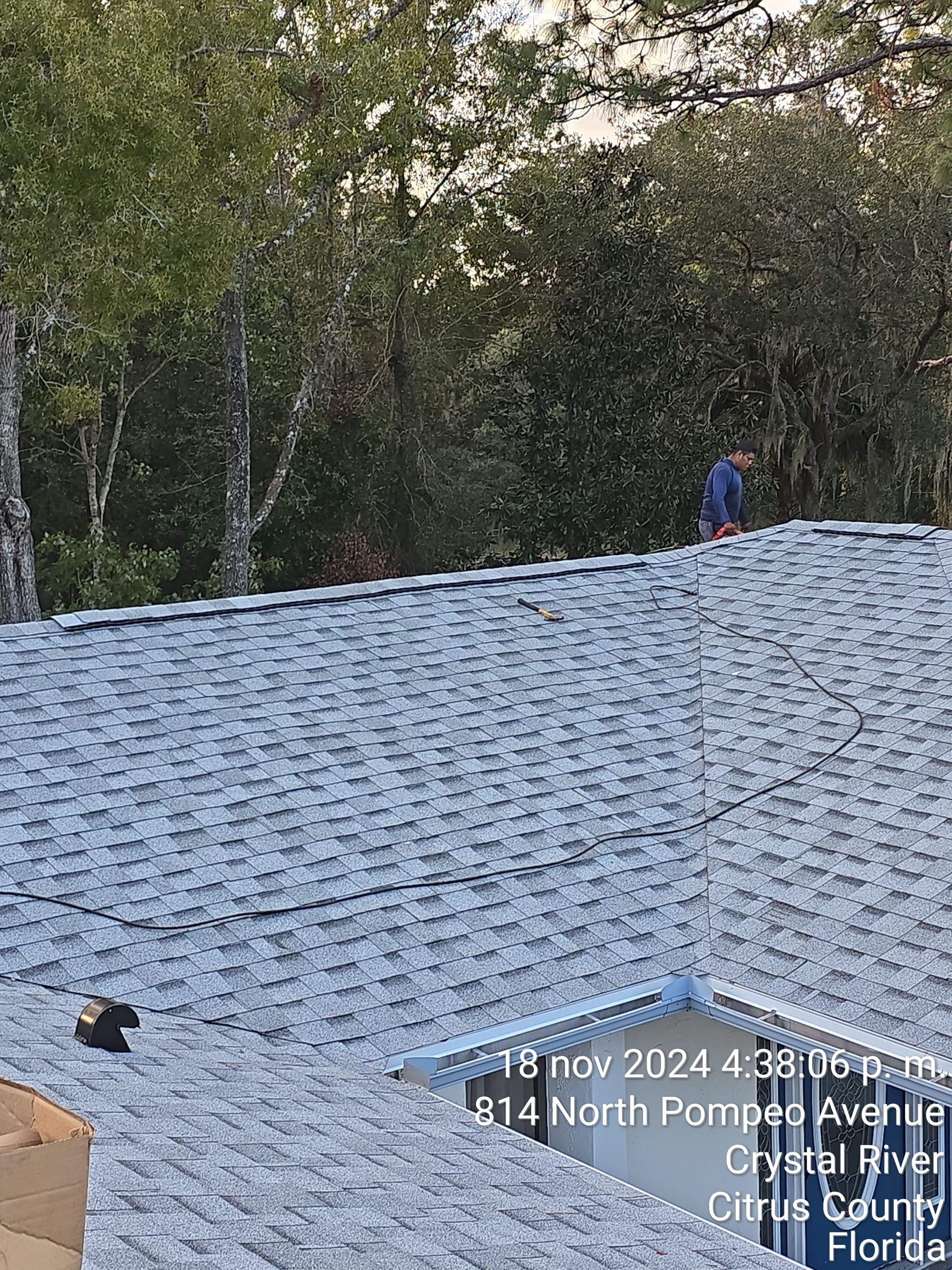 Residential Roofing Installation using Owen's Corning Shingles by RoofGuru AI LLC