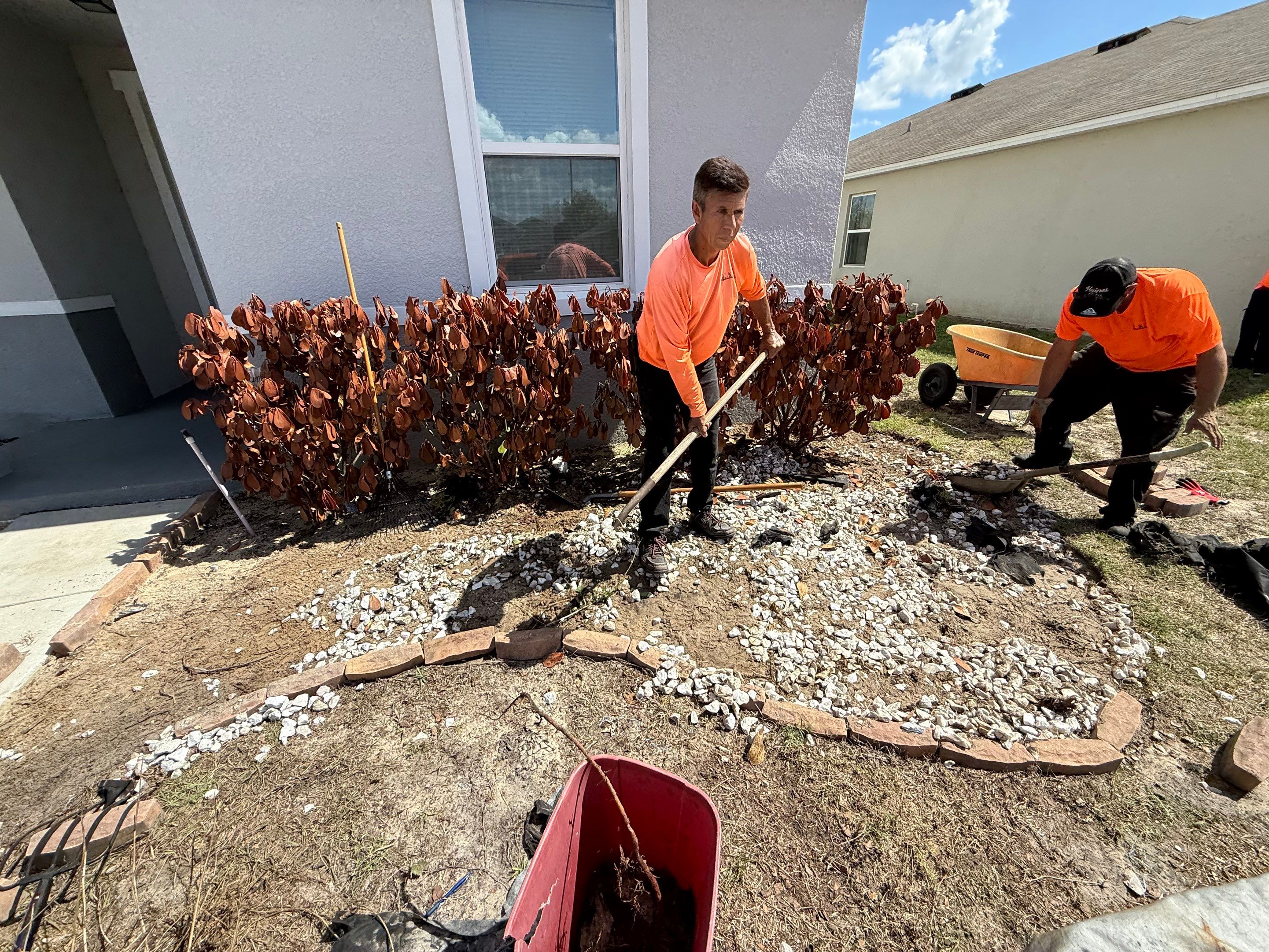 Rock Replenishment & Plant Replacement by 
M.A.B. Landscaping & Property Maintenance