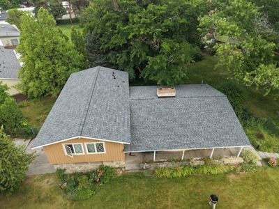 Richland Residential Roof Replacement Featuring Architectural Asphalt Shingles Harris Ave Richland, WA 99354 The Denali System - Certainteed Landmark® Shingle - Granite Gray