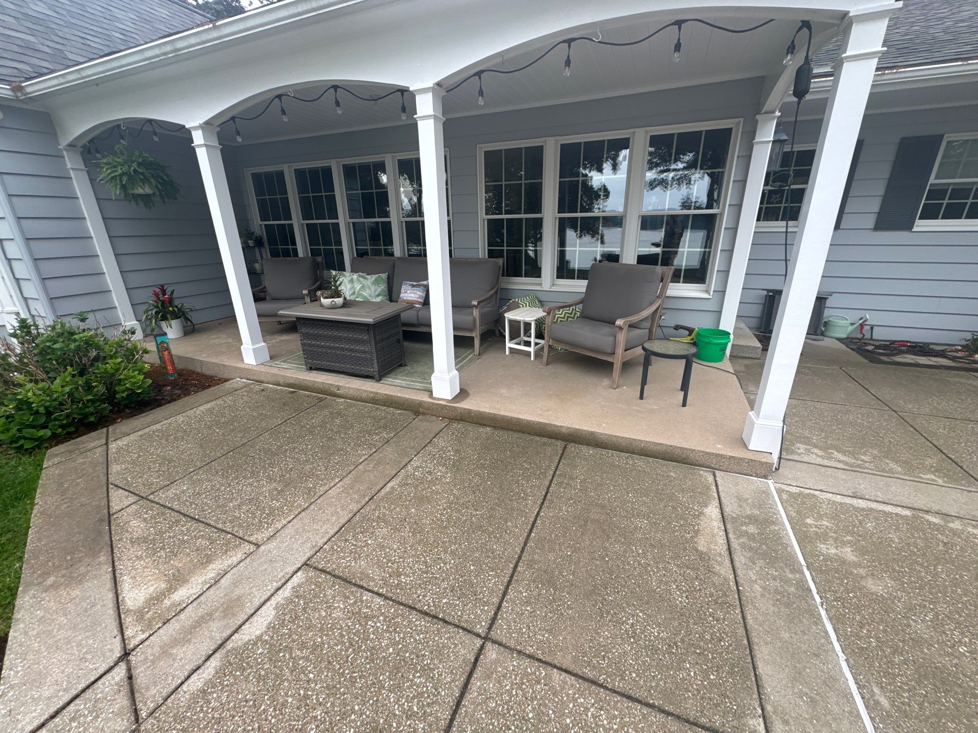 Polished Concrete Patio and Floor Finishing in Muskegon by Gordon Painting