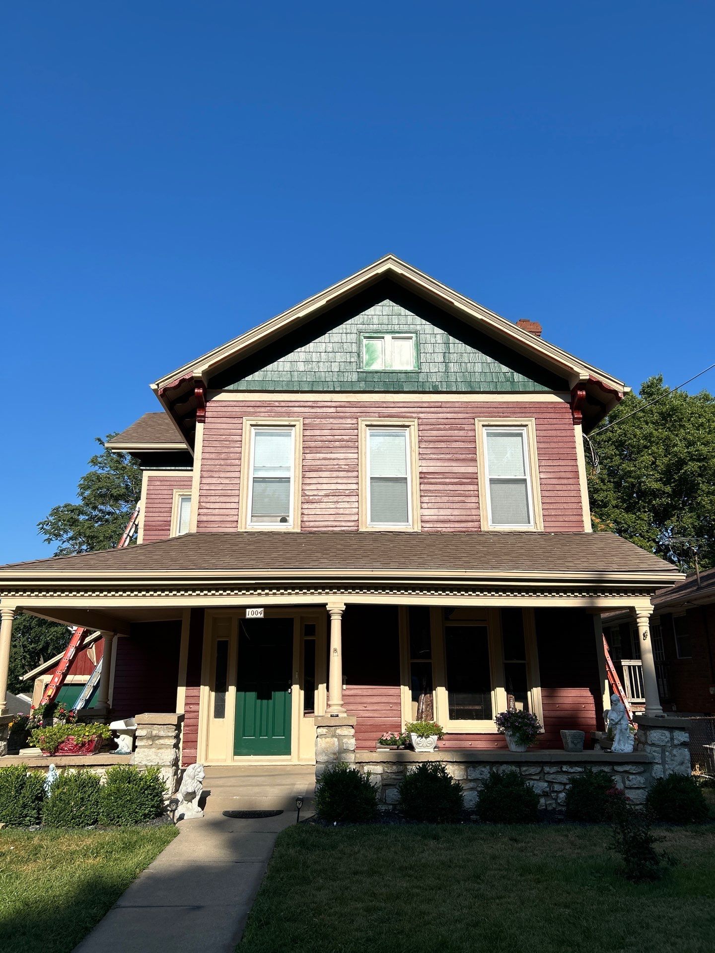Historic Home Exterior Repair and Painting by Kevin Turner Painting